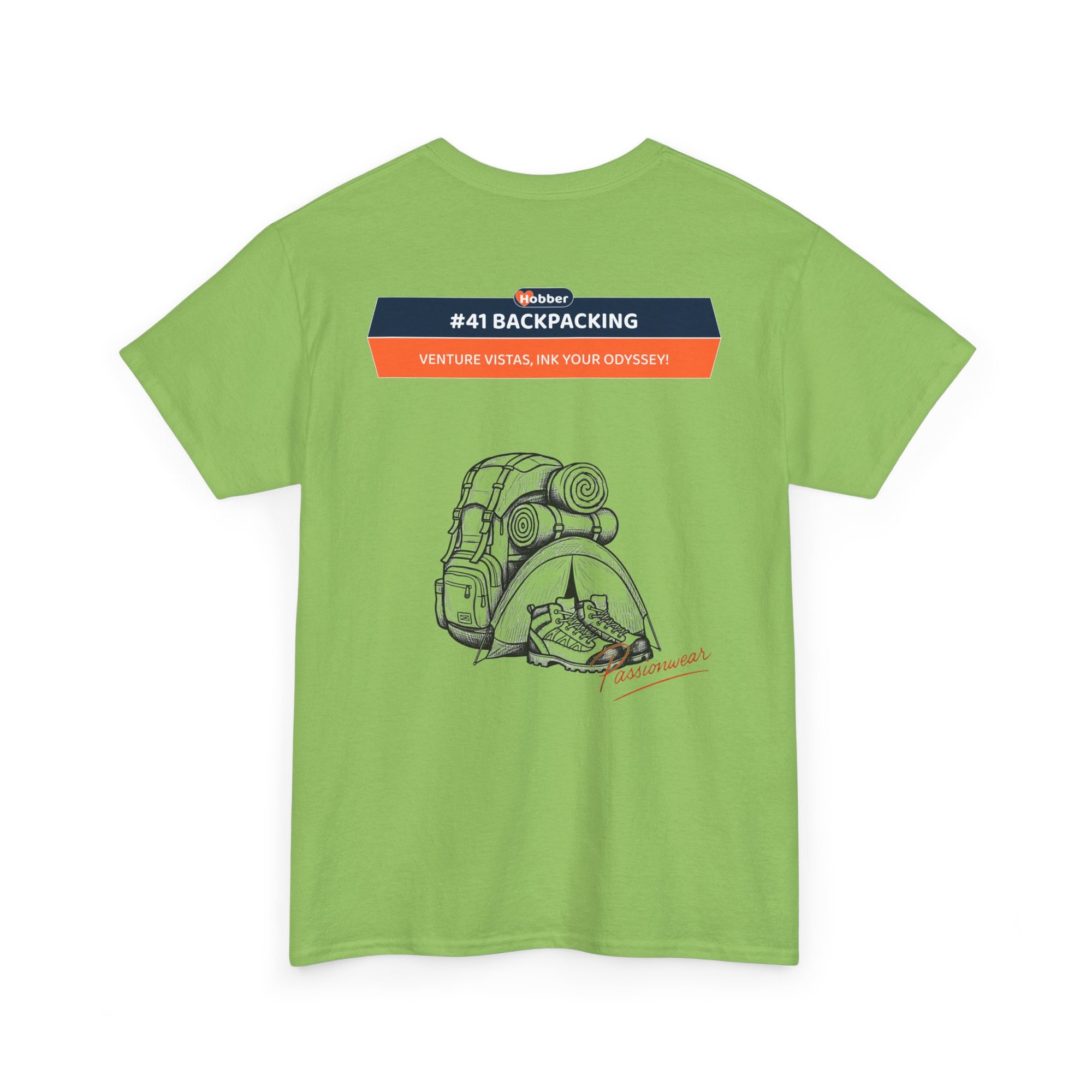 Hobber Unisex Sports & Adventure T-Shirt, #41 Backpacking