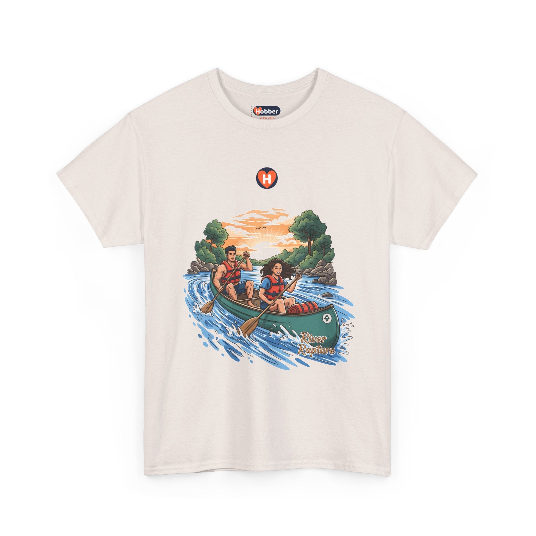 Hobber Unisex Sports & Adventure T-Shirt, #10 Canoeing