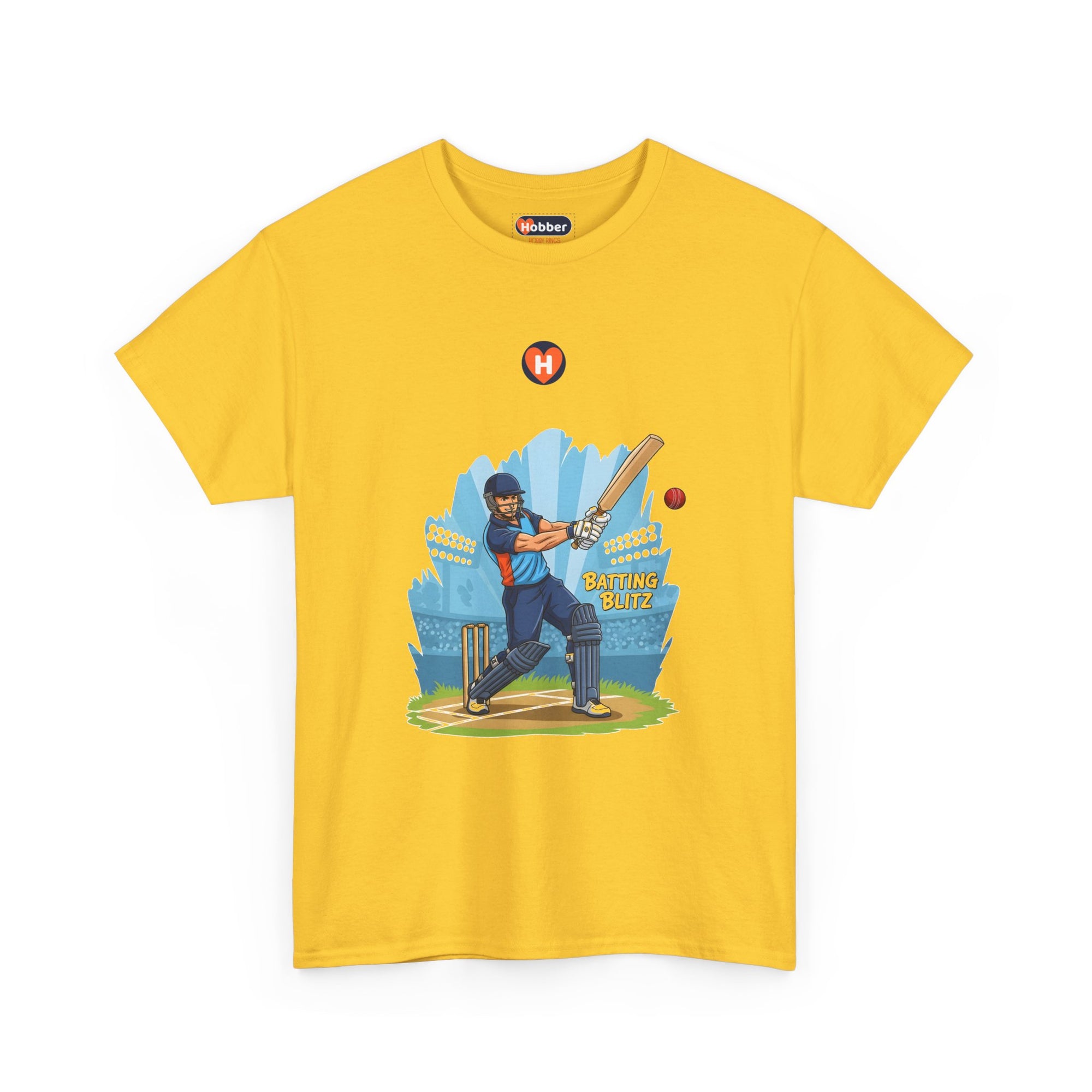 Hobber Mens Sports & Adventure T-Shirt, #25 Cricket
