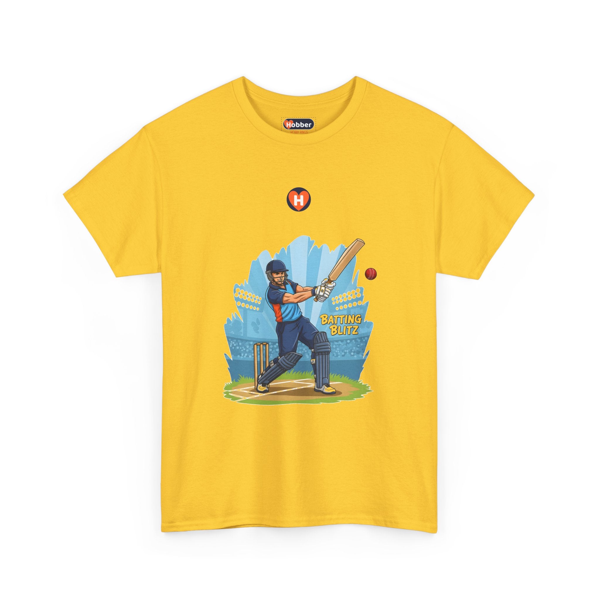Hobber Mens Sports & Adventure T-Shirt, #25 Cricket