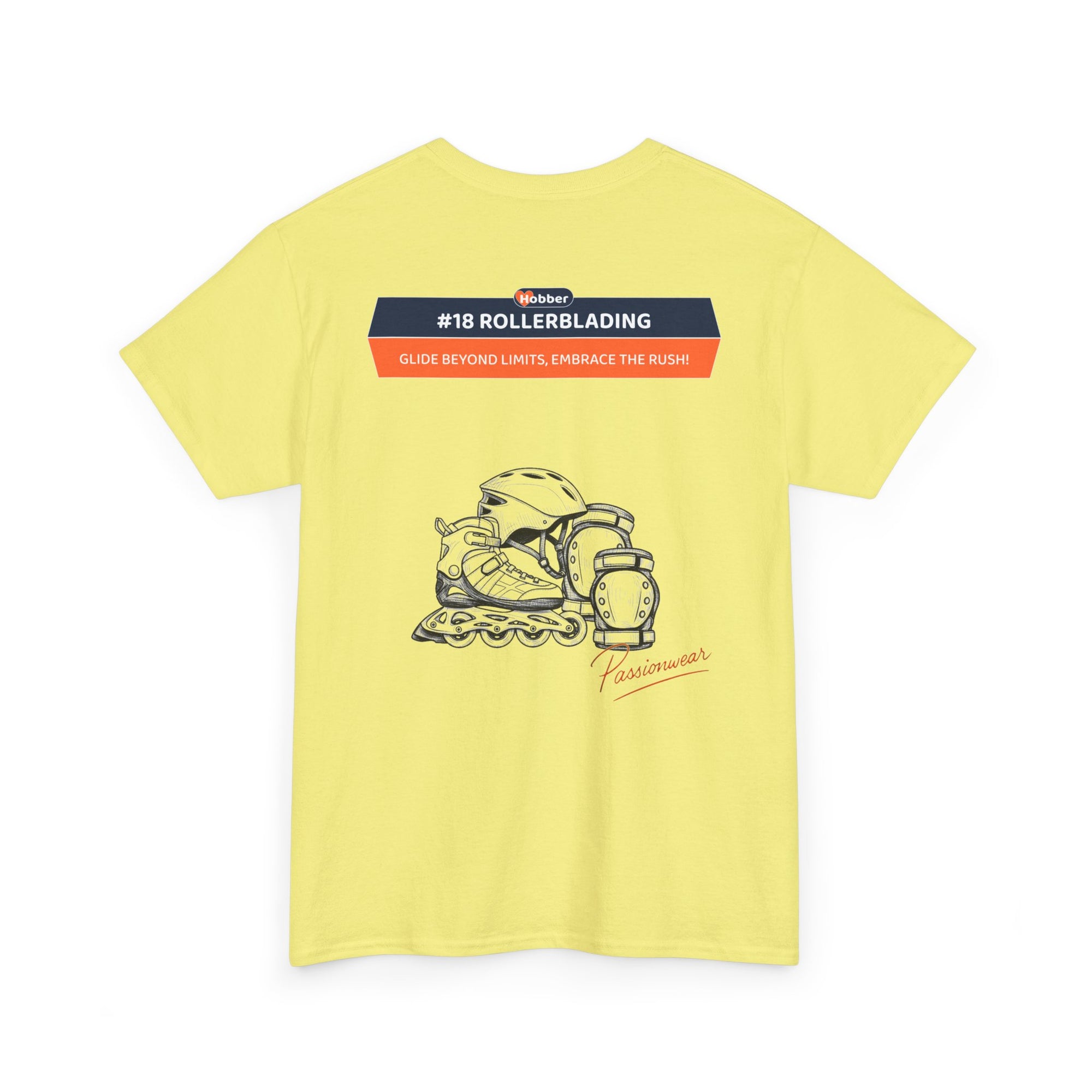 Hobber Unisex Sports & Adventure T-Shirt, #18 Rollerblading