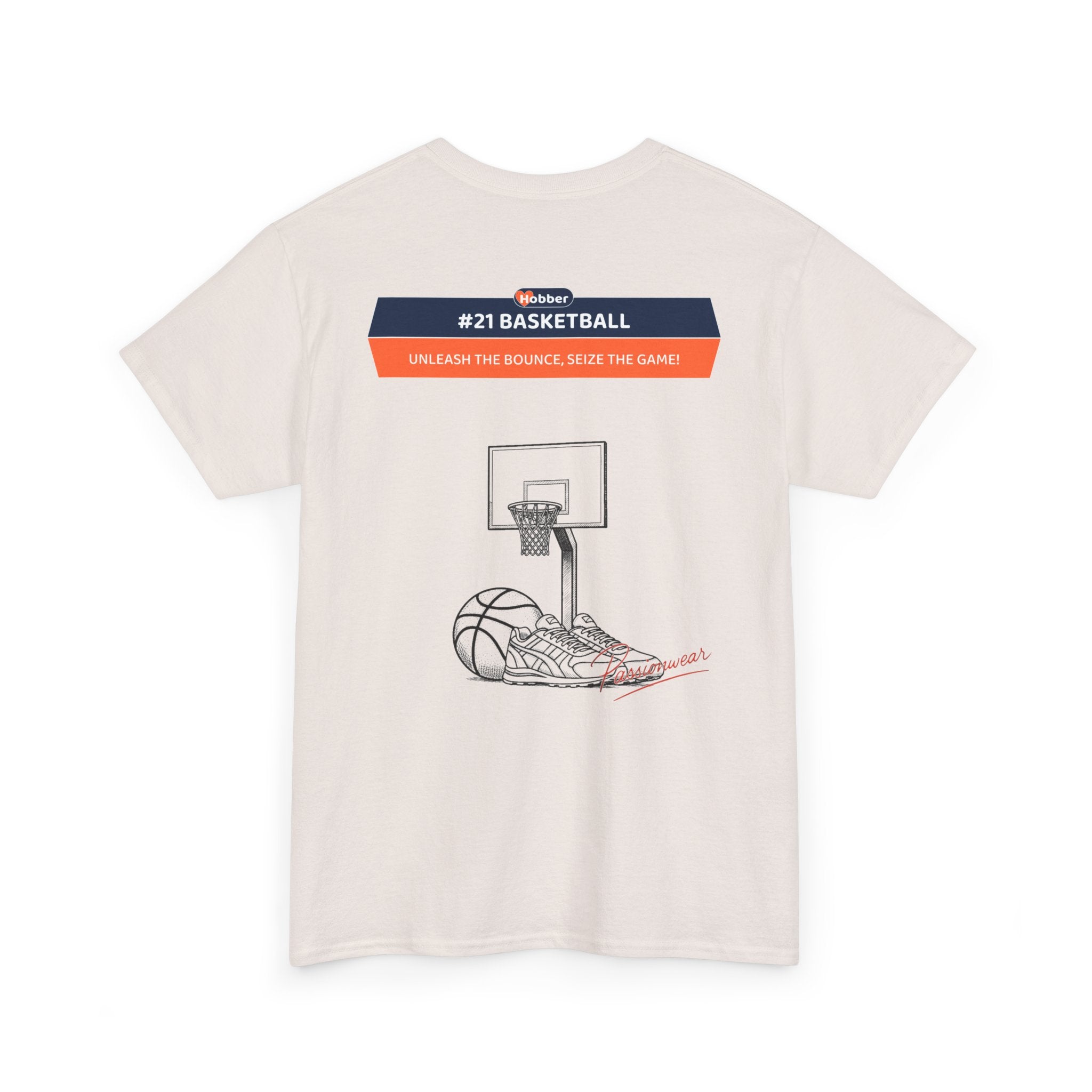 Hobber Mens Sports & Adventure T-Shirt, #21 Basketball