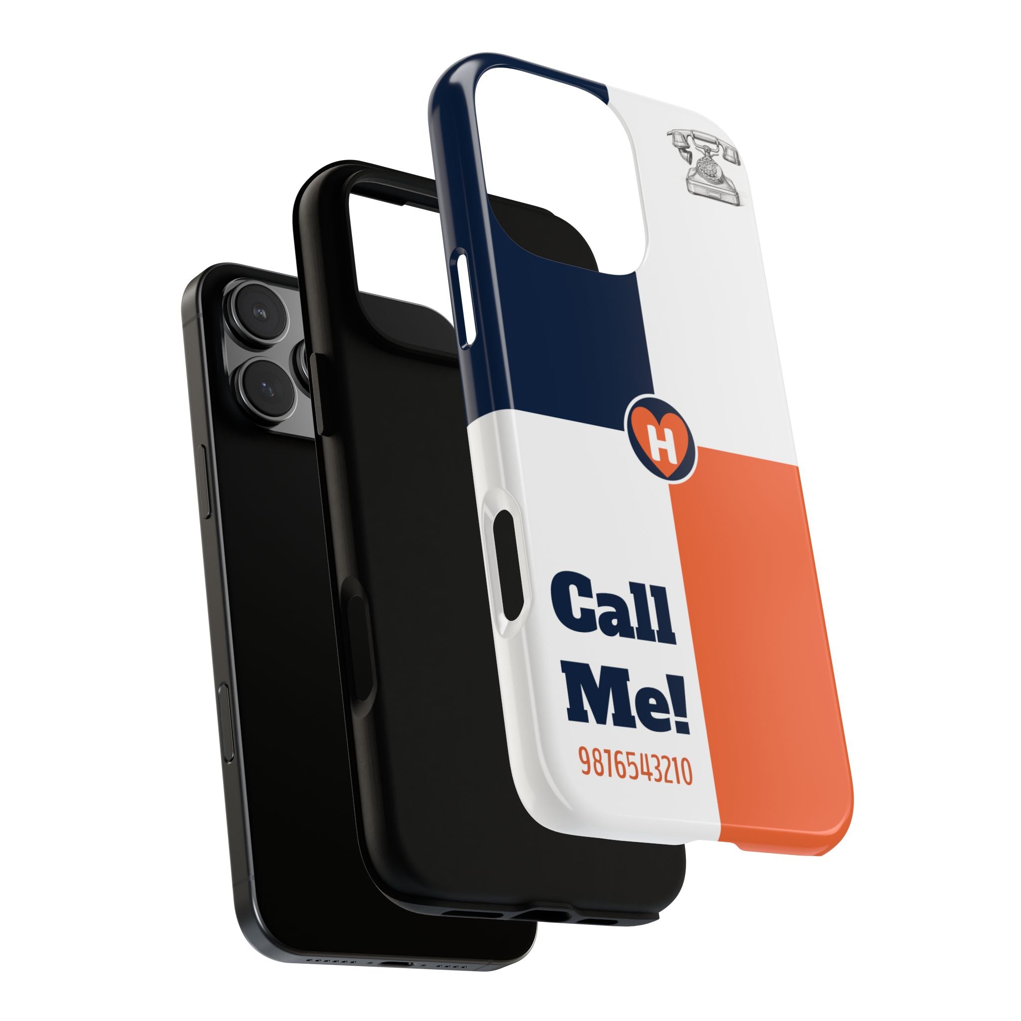Hobber CallMe: Stylish Phone Case for Tough Protection, Customizable Cover, Durable Design