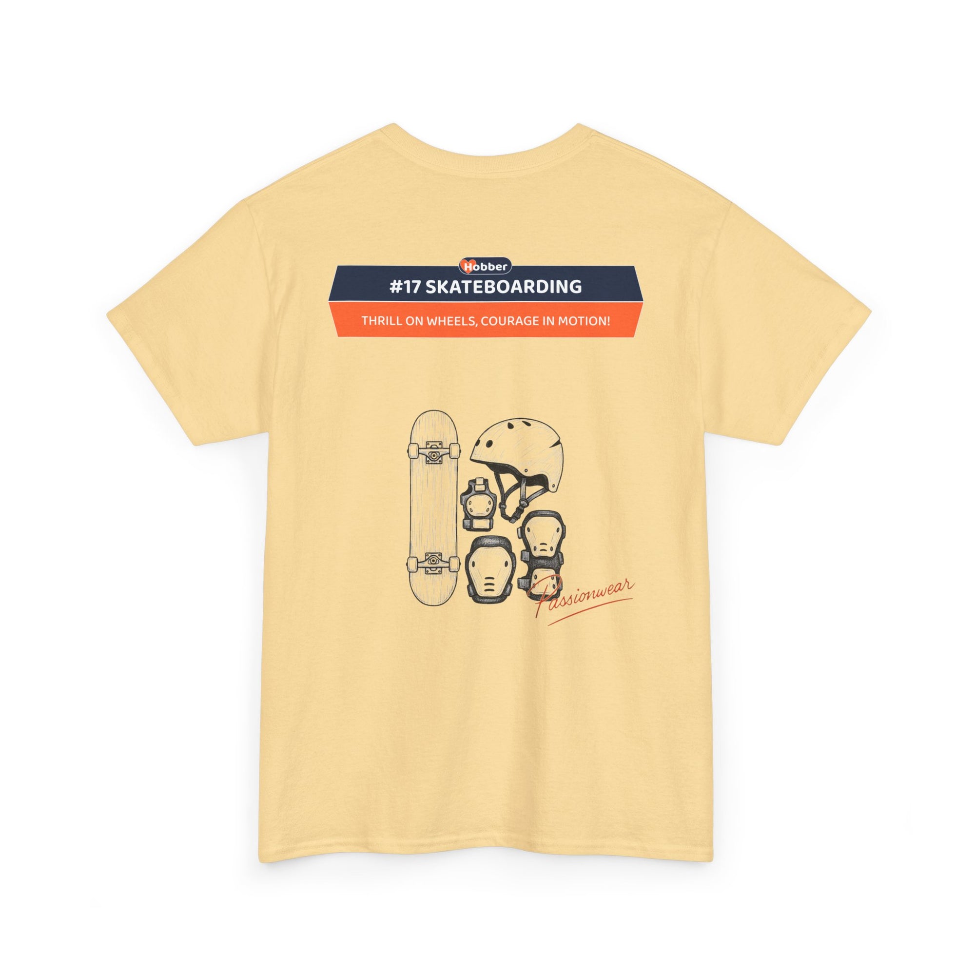 Hobber Mens Sports & Adventure T-Shirt, #17 Skateboarding