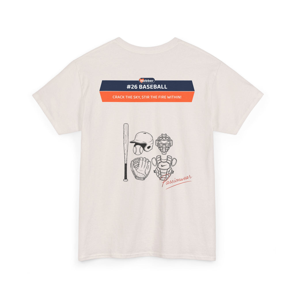 Hobber Mens Sports & Adventure T-Shirt, #26 Baseball