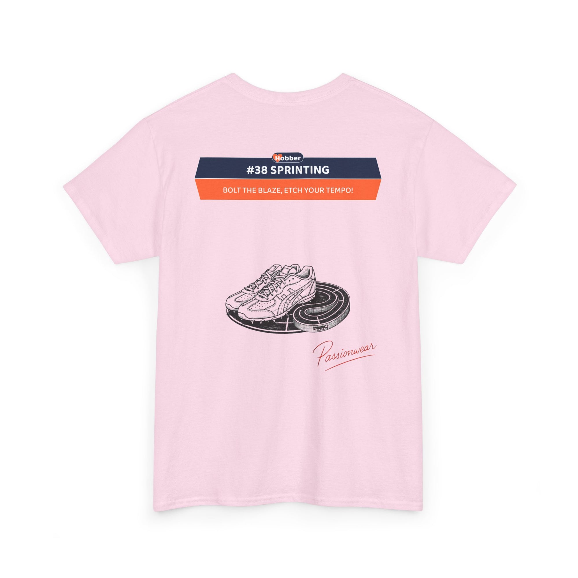 Hobber Mens Sports & Adventure T-Shirt, #38 Sprinting