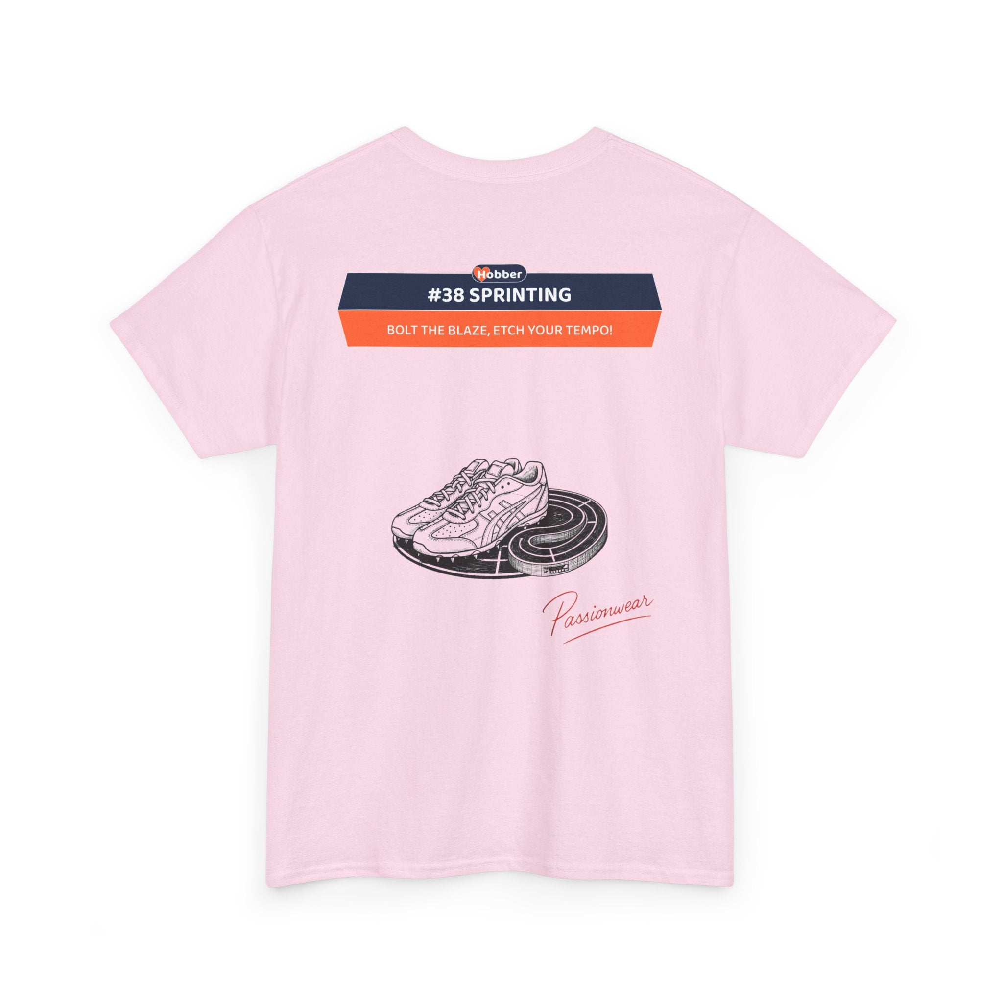 Hobber Mens Sports & Adventure T-Shirt, #38 Sprinting