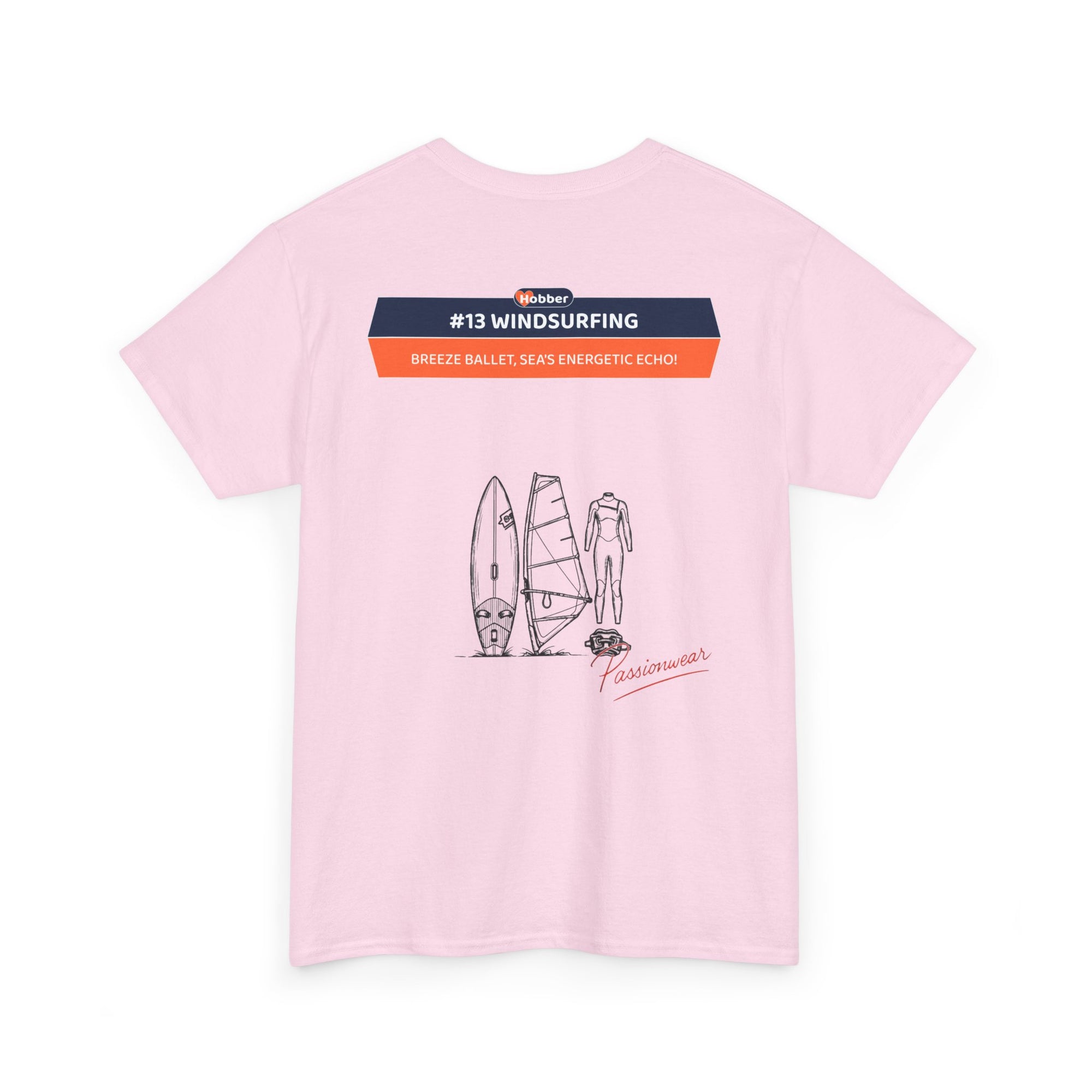 Hobber Mens Sports & Adventure T-Shirt, #13 Windsurfing