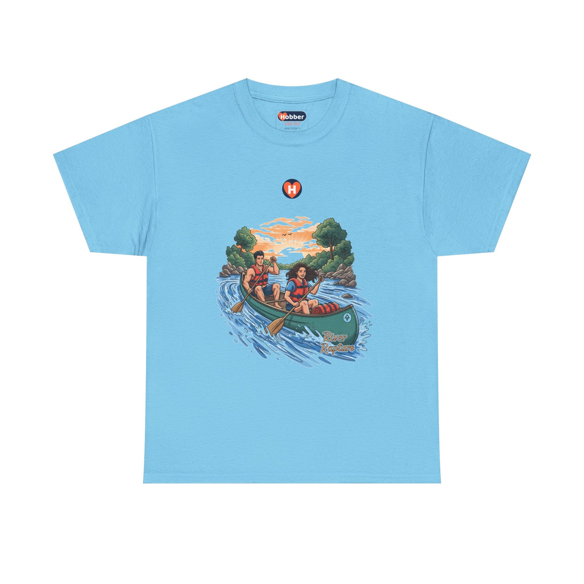 Hobber Unisex Sports & Adventure T-Shirt, #10 Canoeing