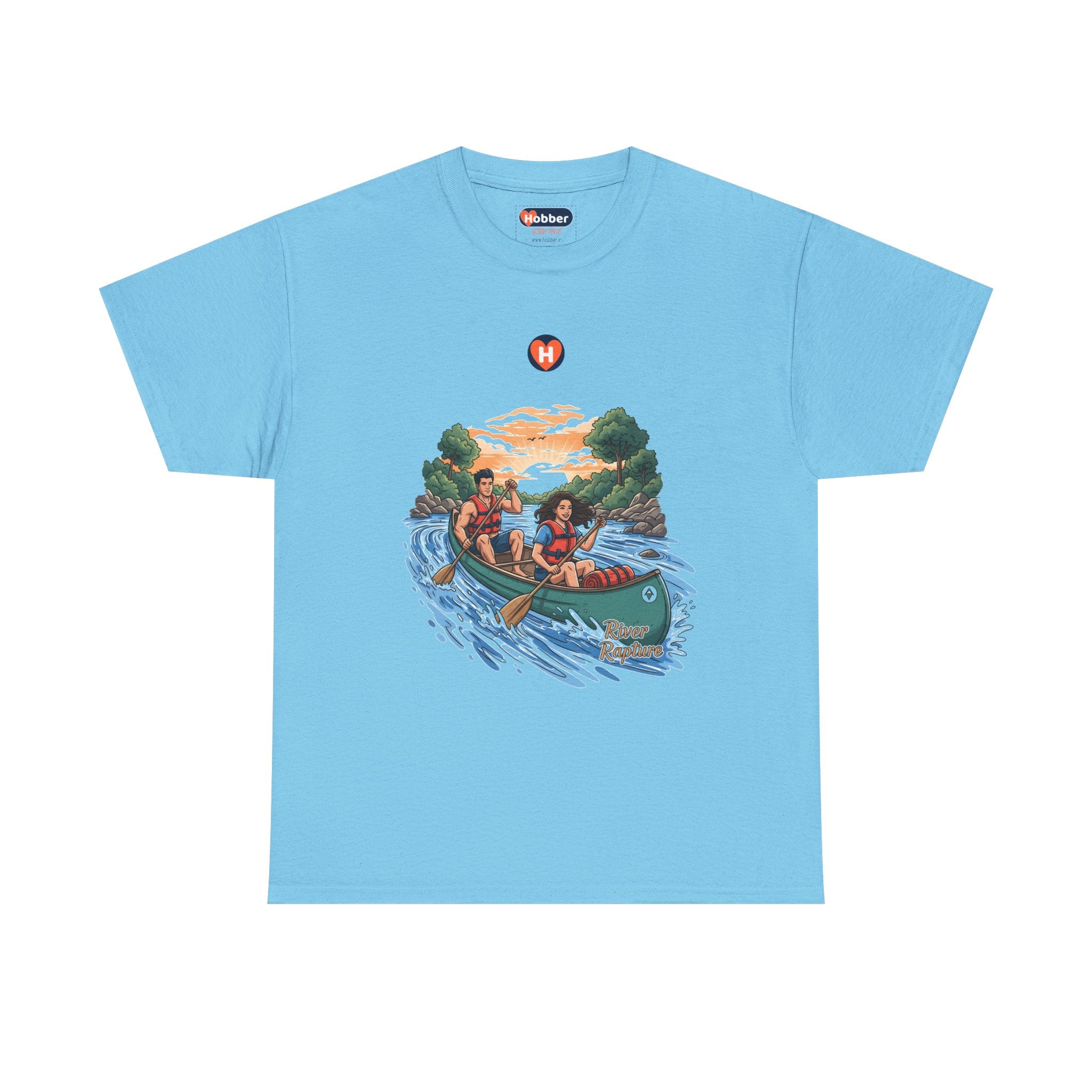 Hobber Unisex Sports & Adventure T-Shirt, #10 Canoeing