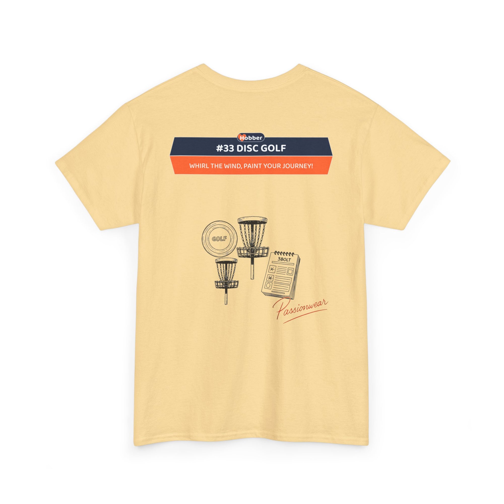 Hobber Unisex Sports & Adventure T-Shirt, #33 Disc golf