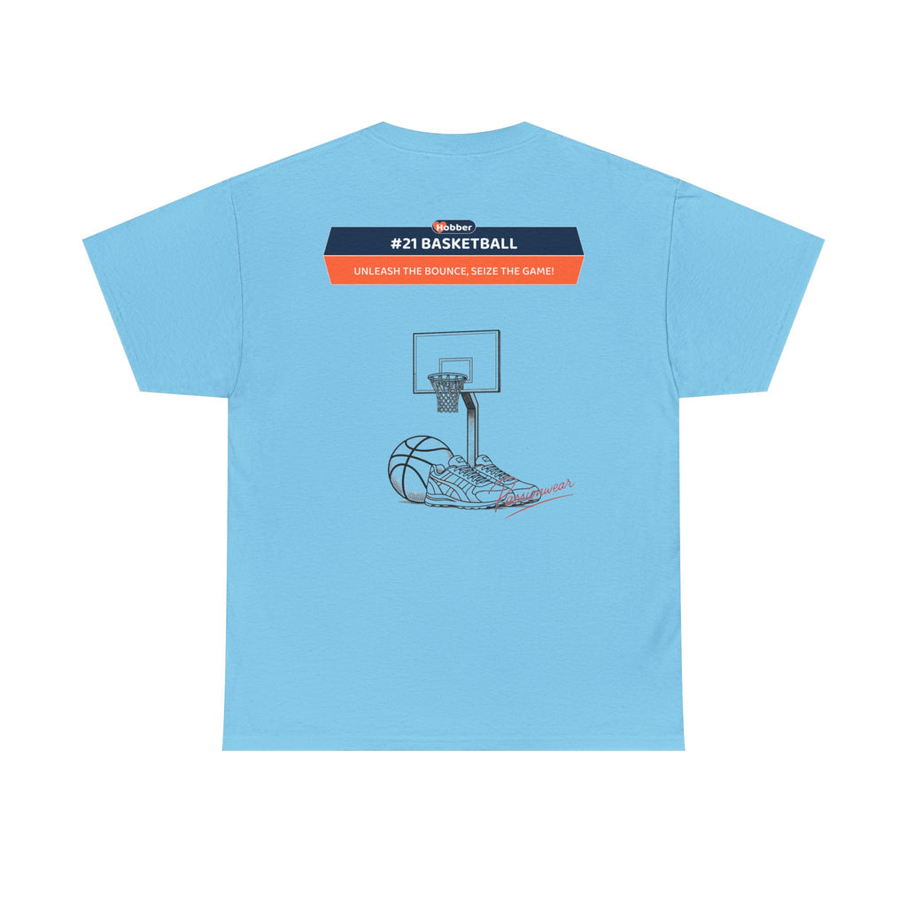 Hobber Mens Sports & Adventure T-Shirt, #21 Basketball