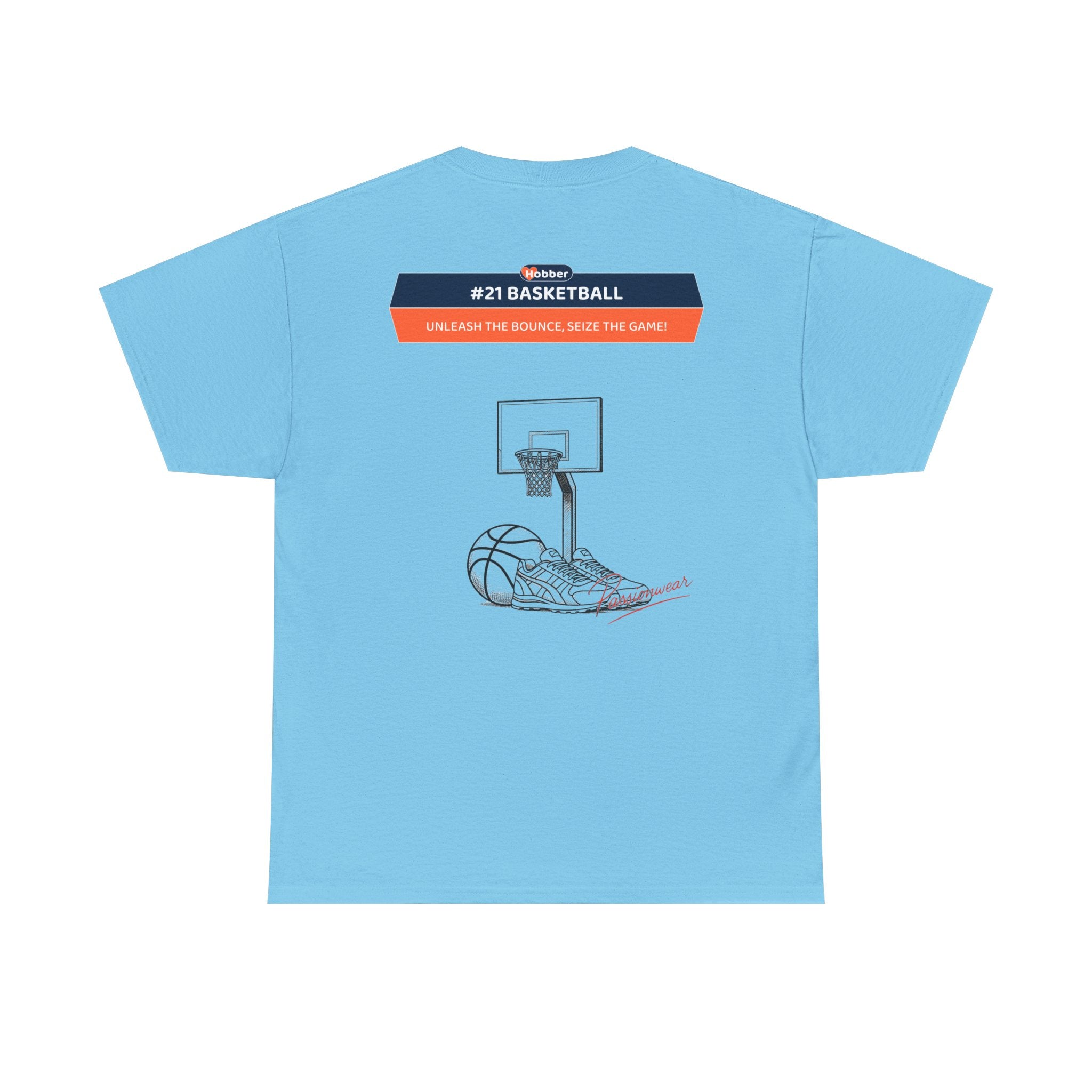 Hobber Mens Sports & Adventure T-Shirt, #21 Basketball