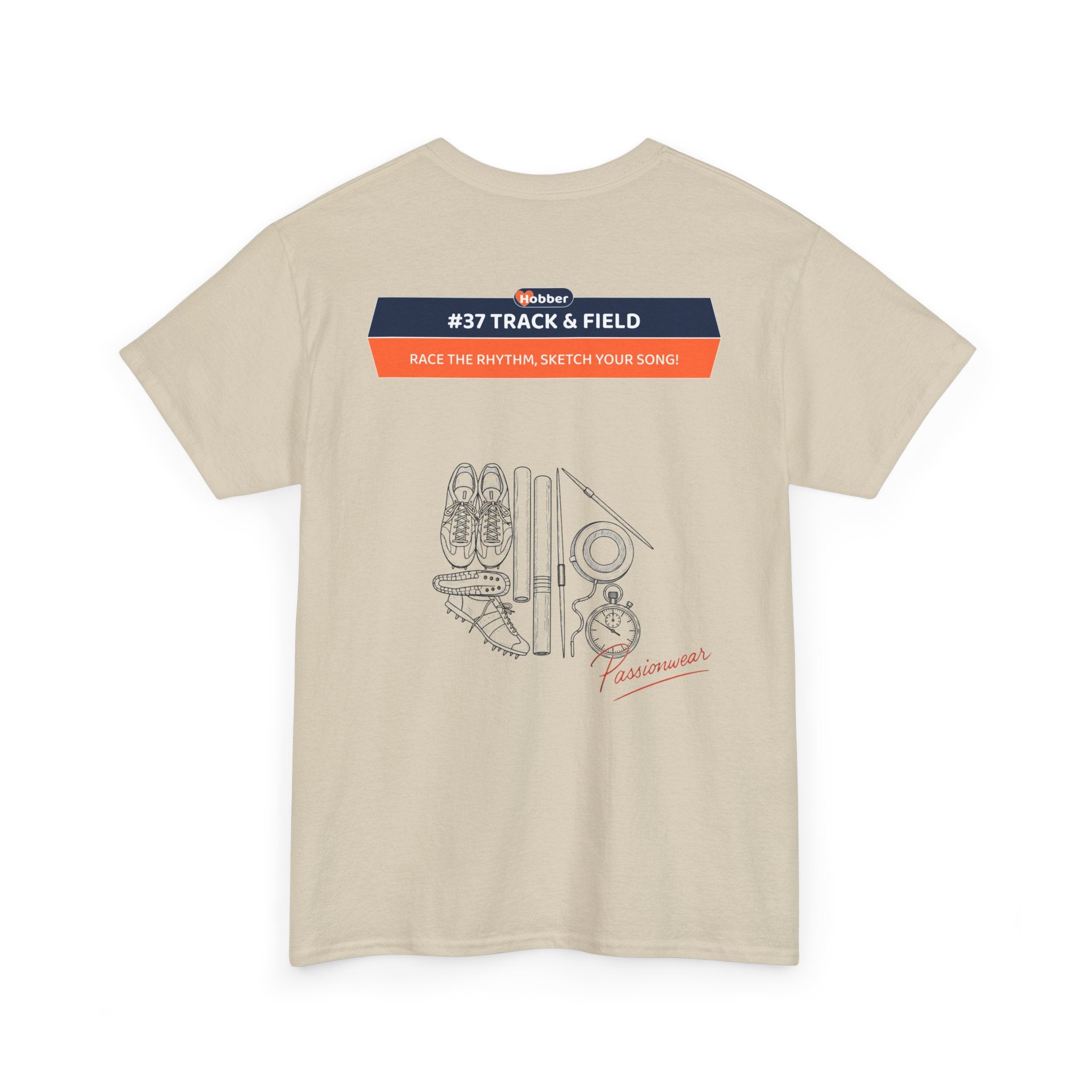 Hobber Mens Sports & Adventure T-Shirt, #37 Track & field