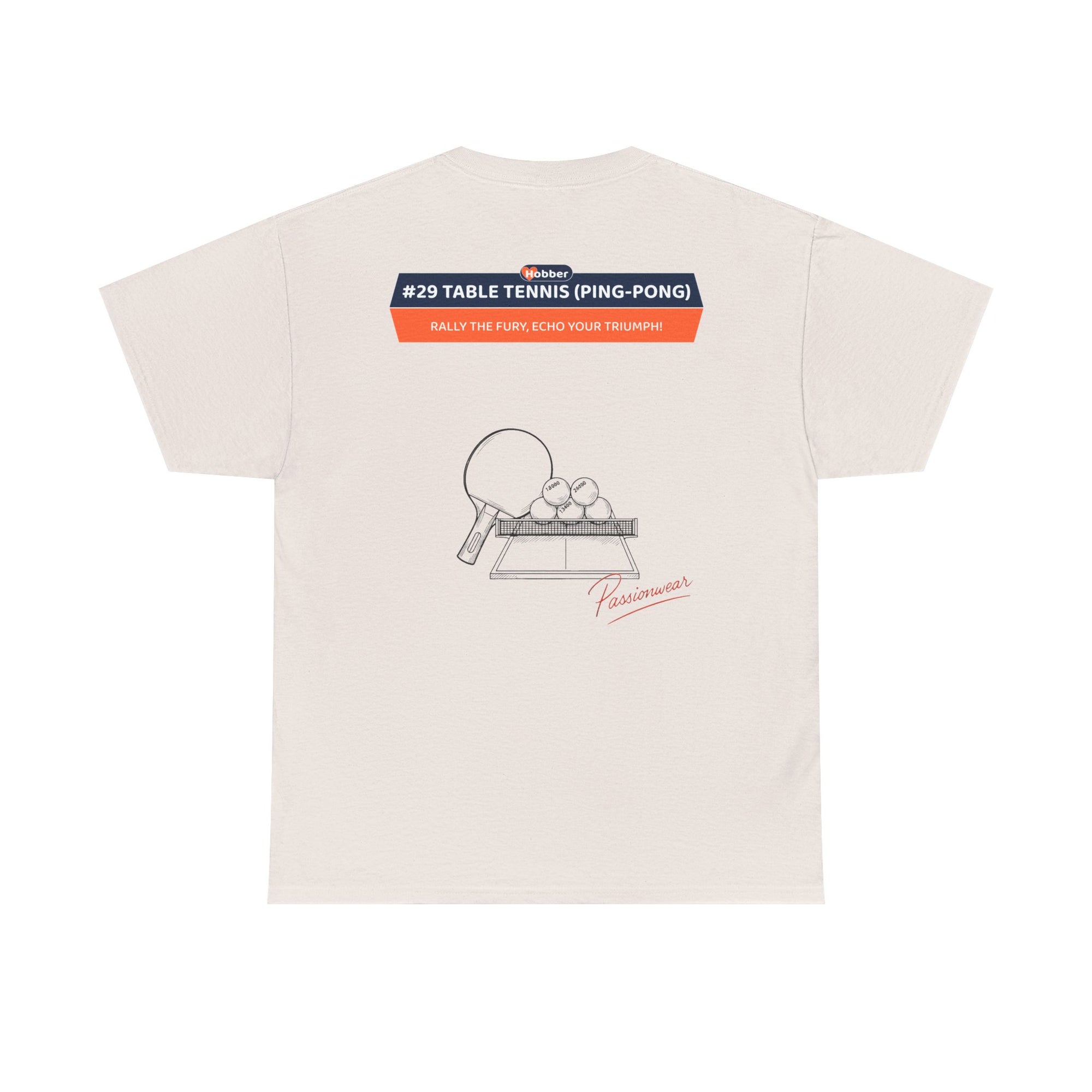 Hobber Unisex Sports & Adventure T-Shirt, #29 Table tennis (Ping-pong)