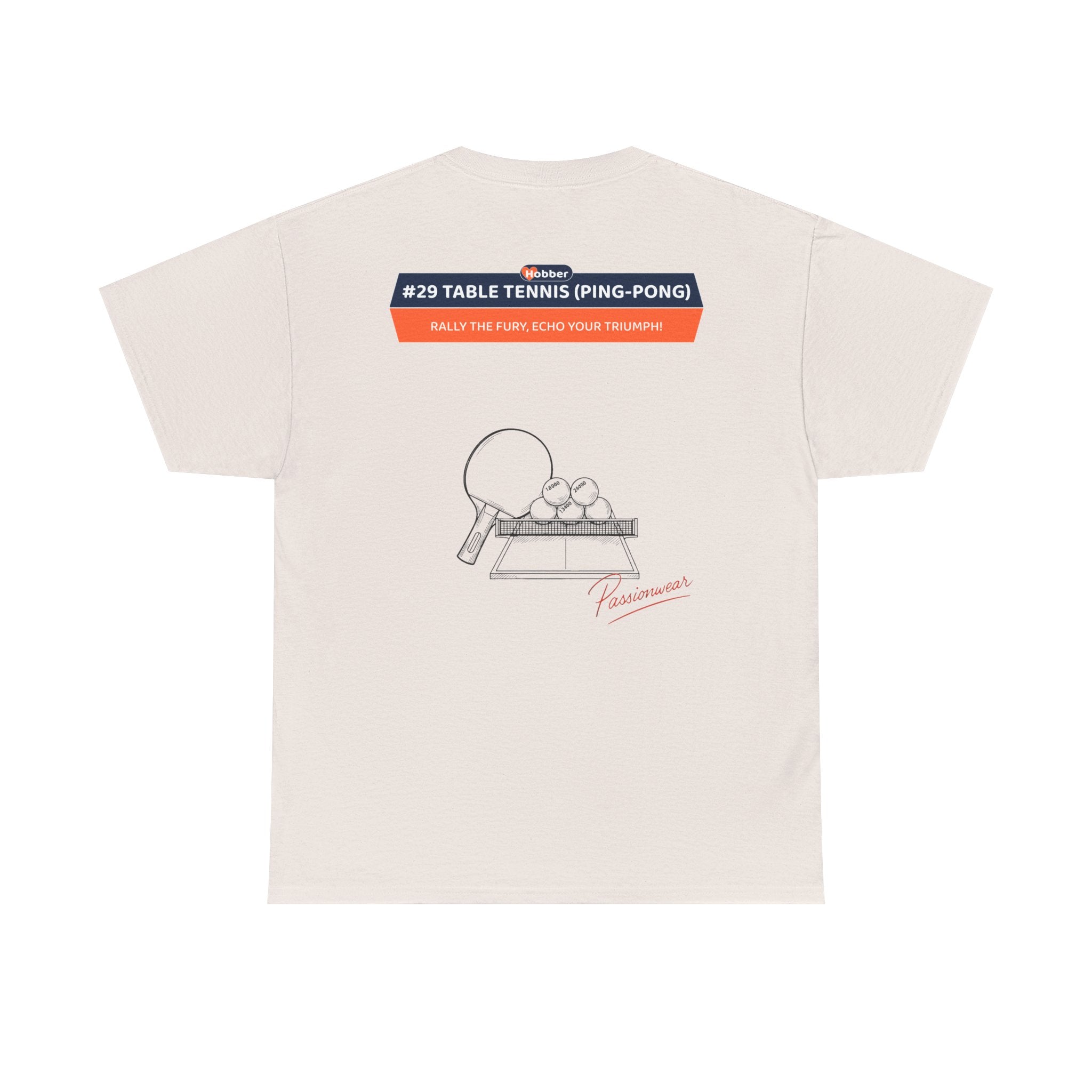 Hobber Unisex Sports & Adventure T-Shirt, #29 Table tennis (Ping-pong)