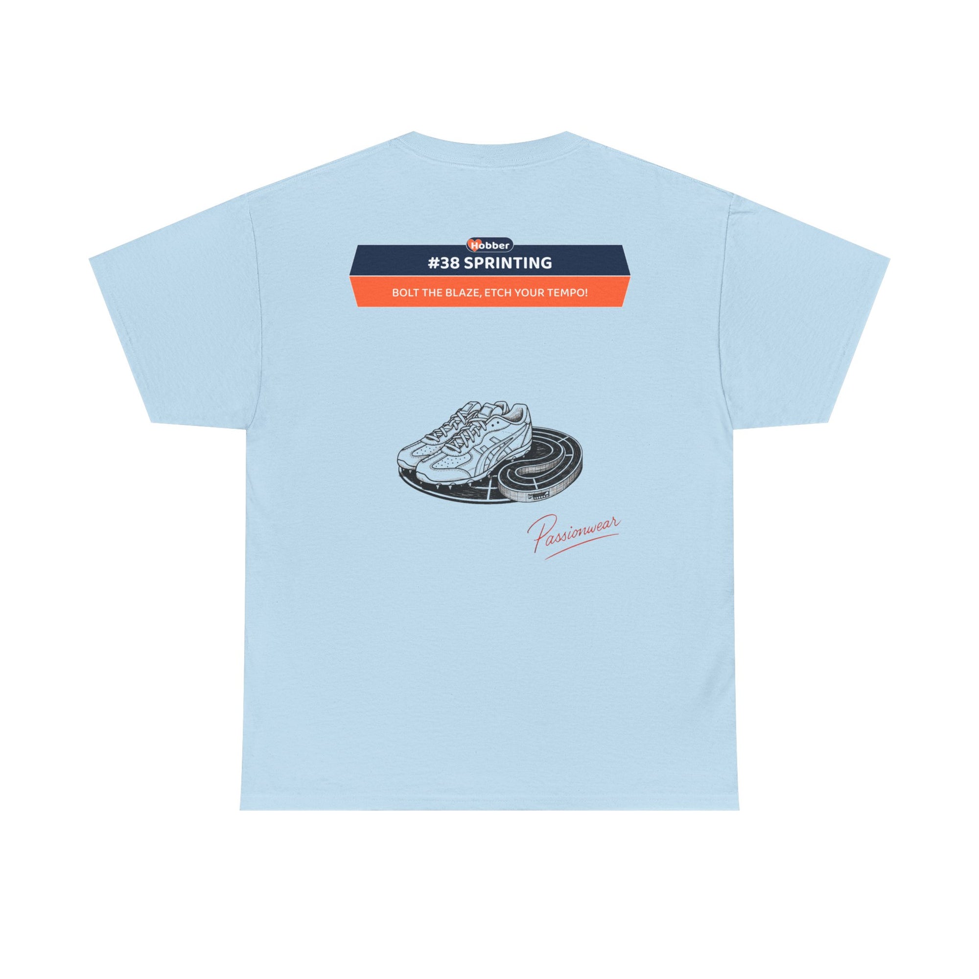 Hobber Mens Sports & Adventure T-Shirt, #38 Sprinting