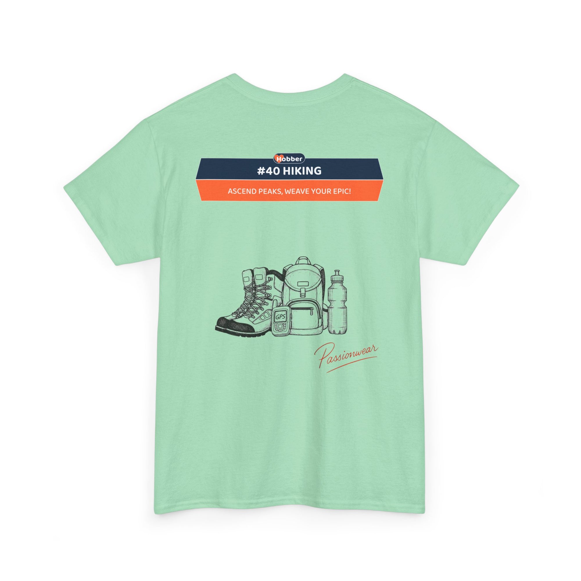 Hobber Unisex Sports & Adventure T-Shirt, #40 Hiking