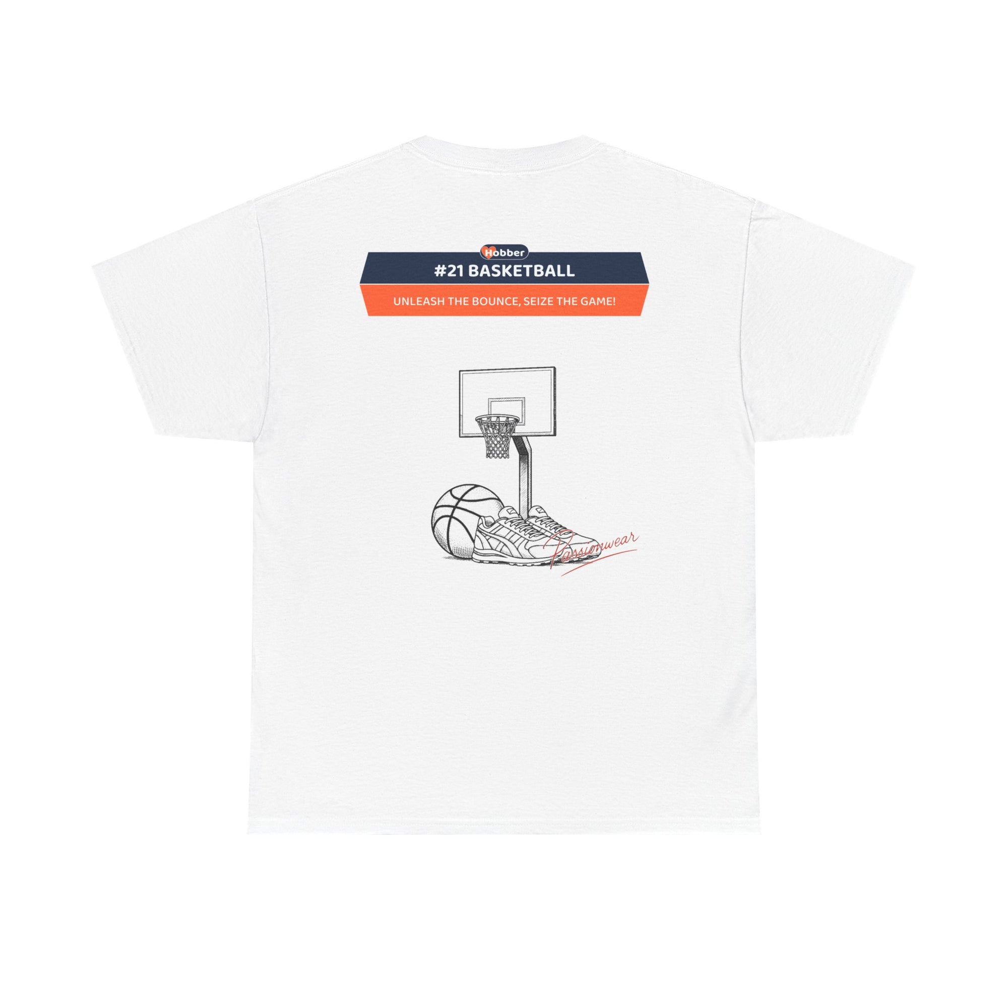 Hobber Mens Sports & Adventure T-Shirt, #21 Basketball