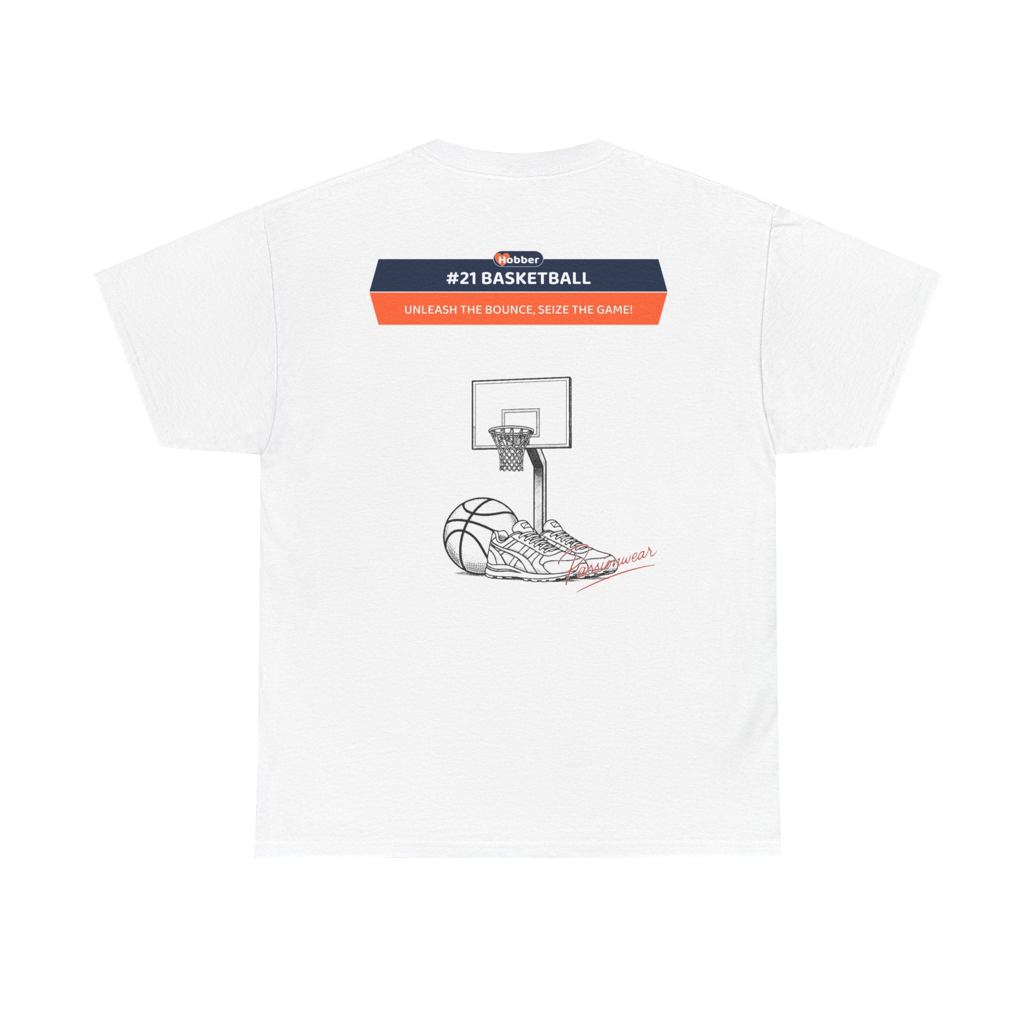 Hobber Mens Sports & Adventure T-Shirt, #21 Basketball