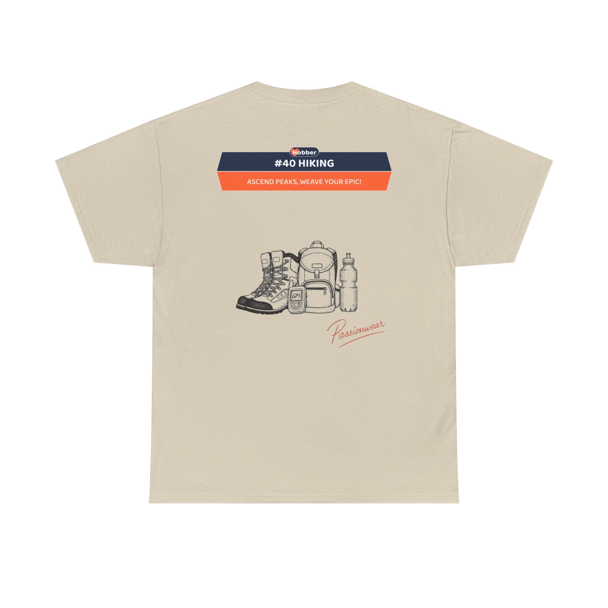 Hobber Unisex Sports & Adventure T-Shirt, #40 Hiking