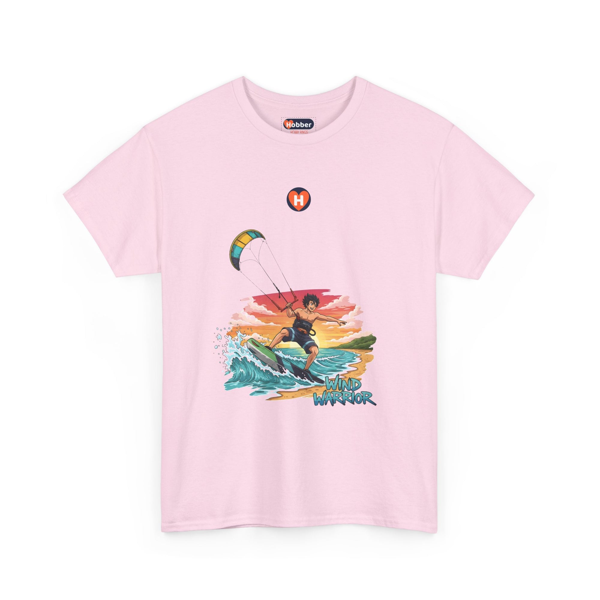Hobber Mens Sports & Adventure T-Shirt, #14 Kiteboarding