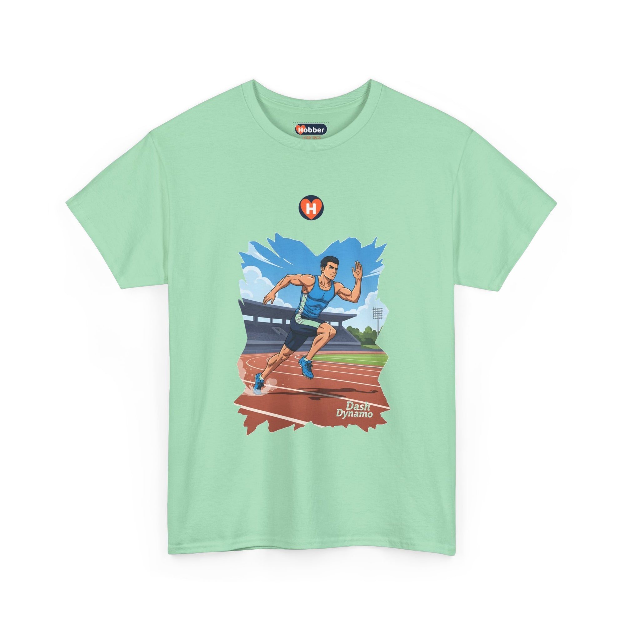 Hobber Mens Sports & Adventure T-Shirt, #38 Sprinting