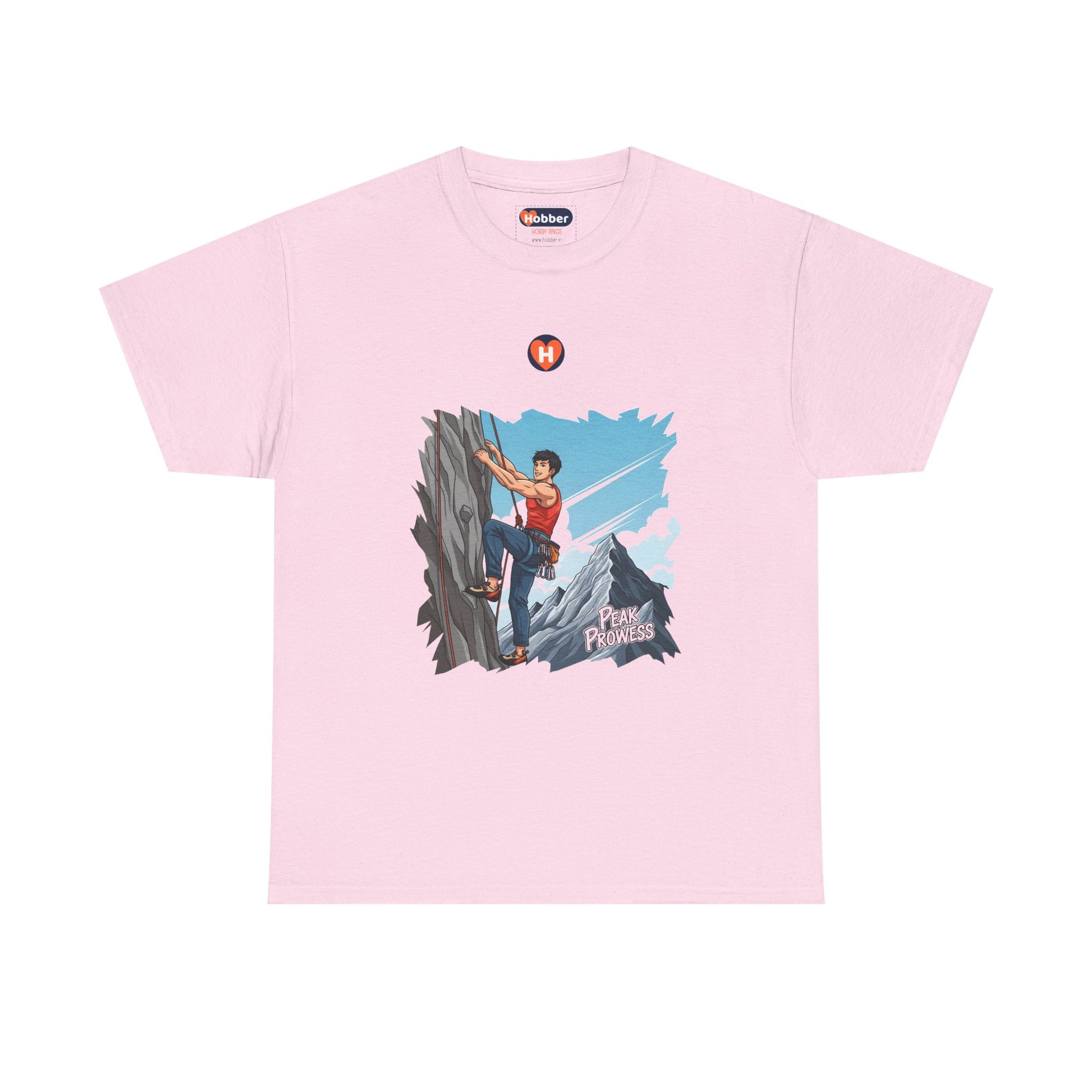 Hobber Mens Sports & Adventure T-Shirt, #43 Climbing (Rock)