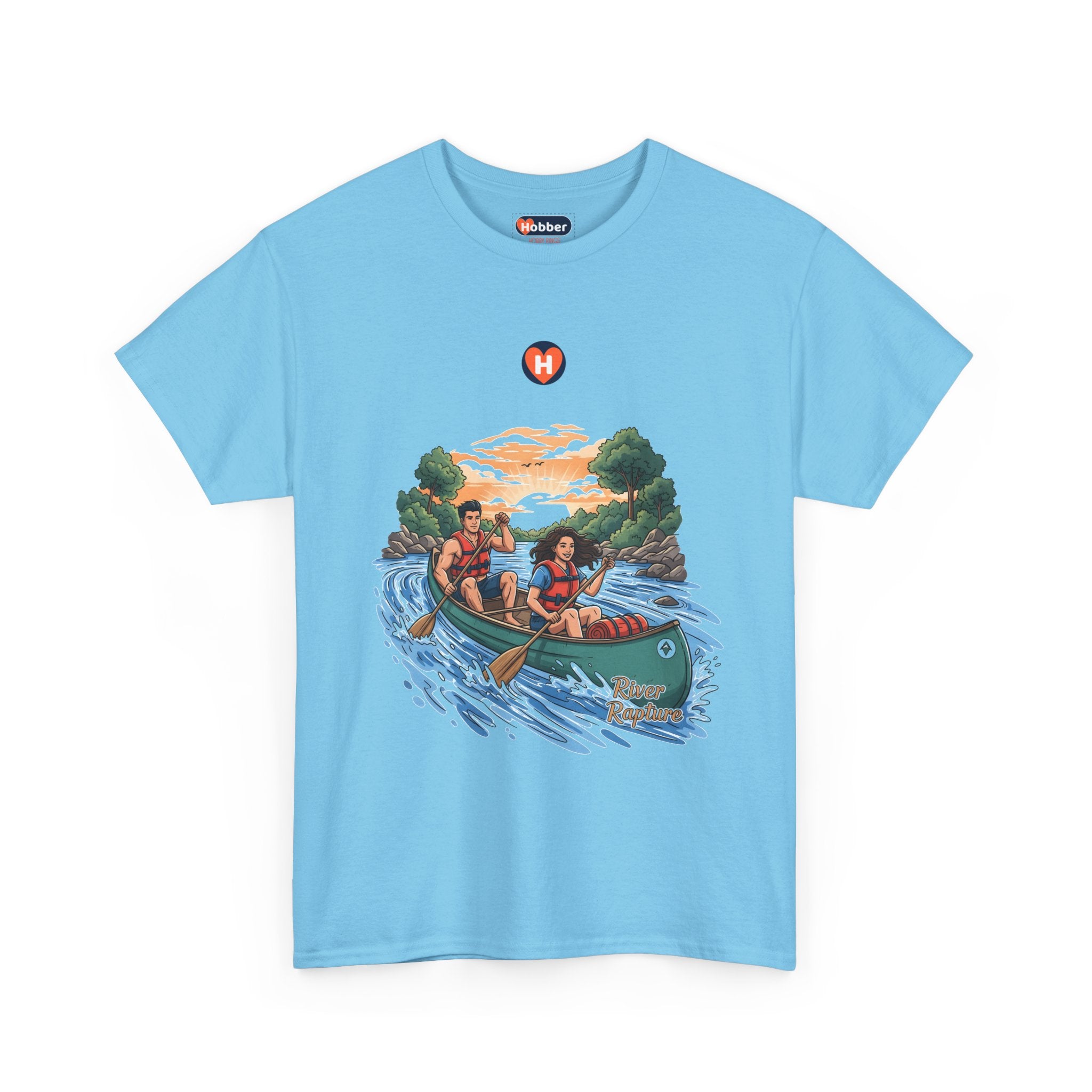 Hobber Unisex Sports & Adventure T-Shirt, #10 Canoeing