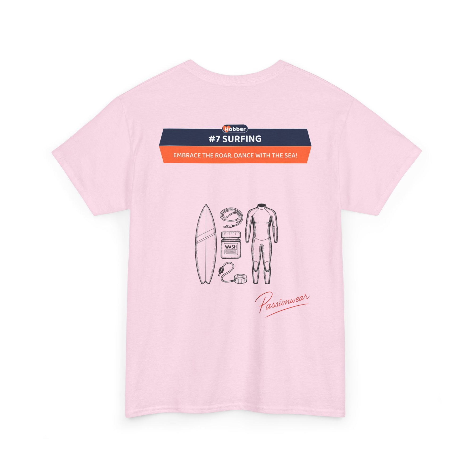 Hobber Mens Sports & Adventure T-Shirt, #7 Surfing