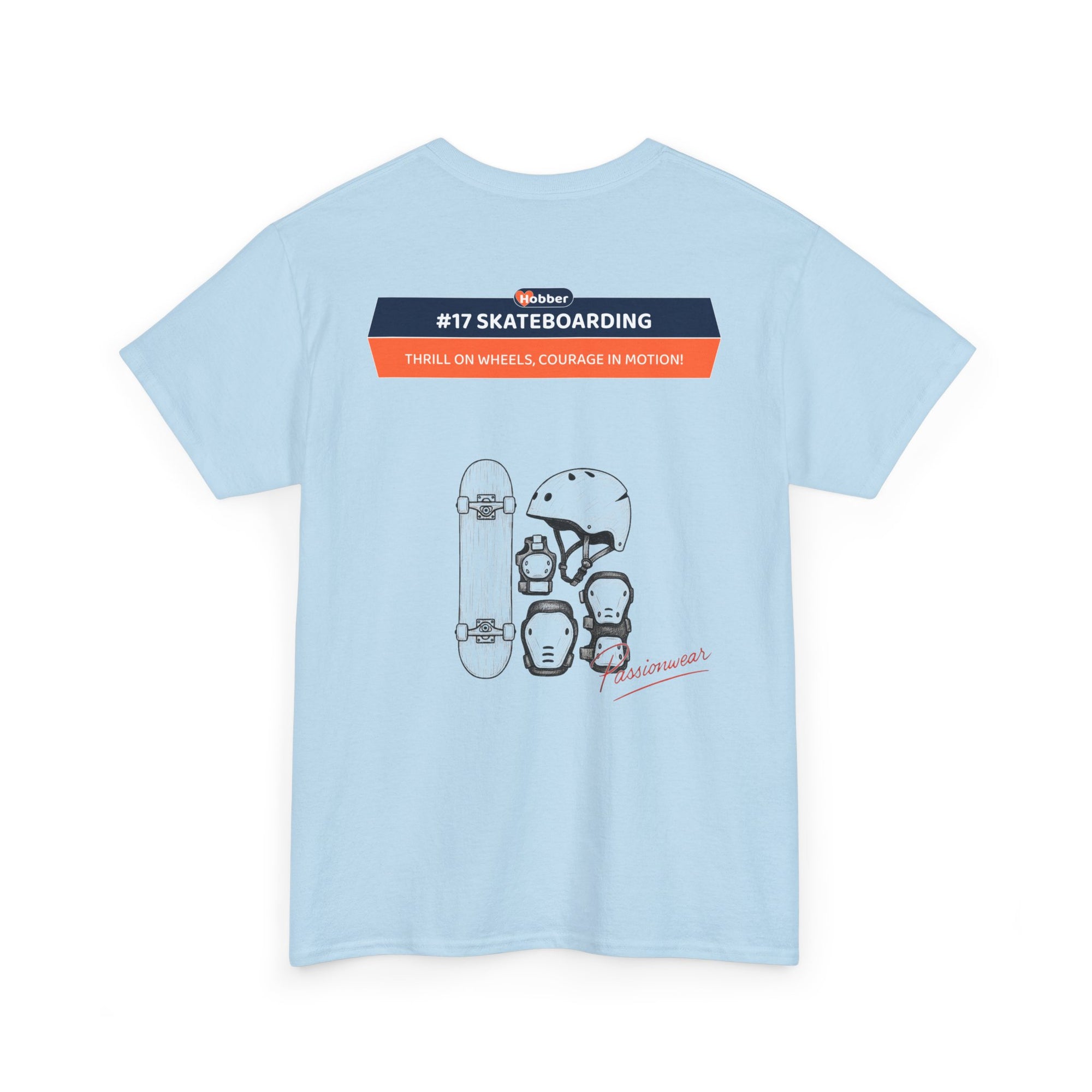 Hobber Mens Sports & Adventure T-Shirt, #17 Skateboarding
