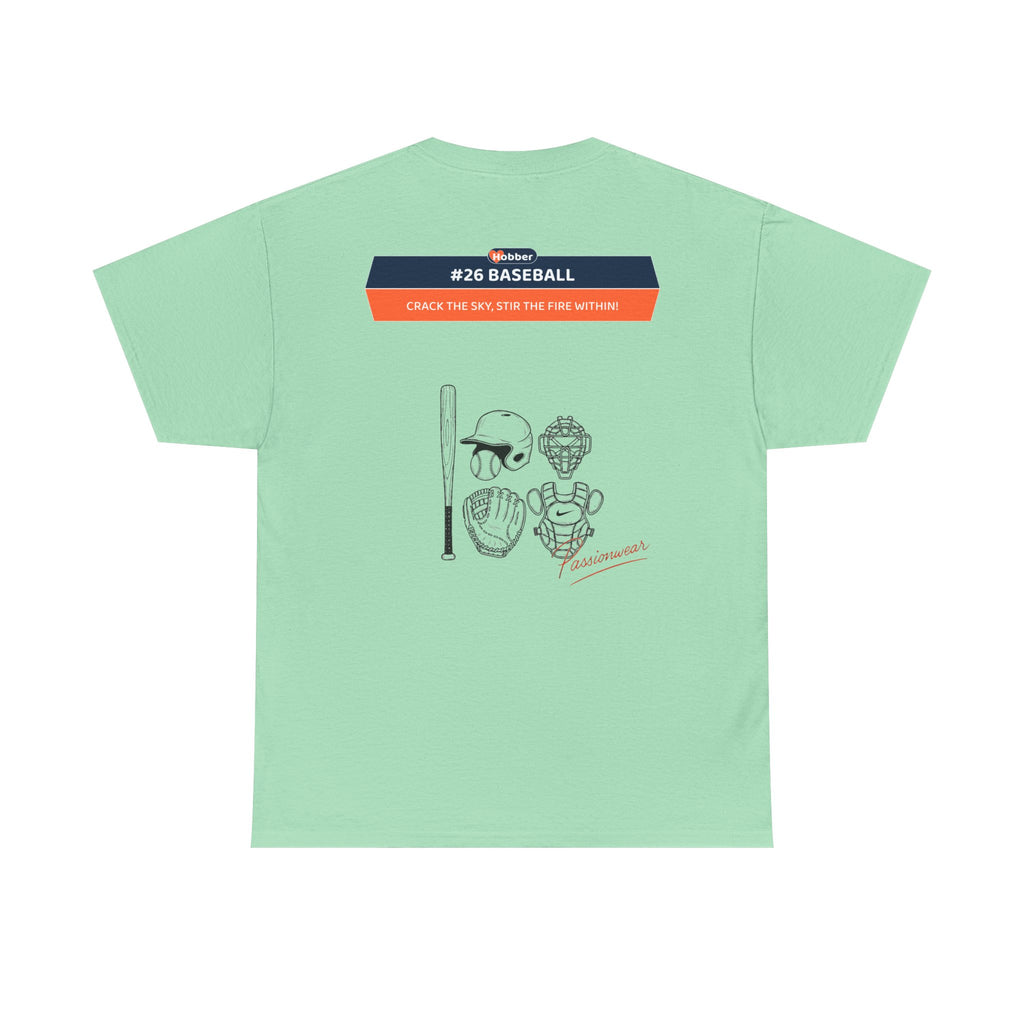 Hobber Mens Sports & Adventure T-Shirt, #26 Baseball
