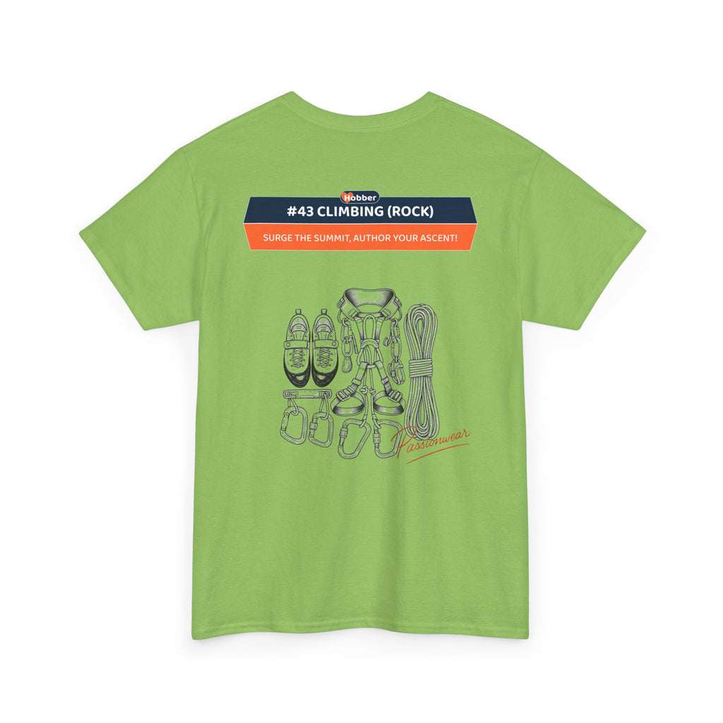 Hobber Mens Sports & Adventure T-Shirt, #43 Climbing (Rock)