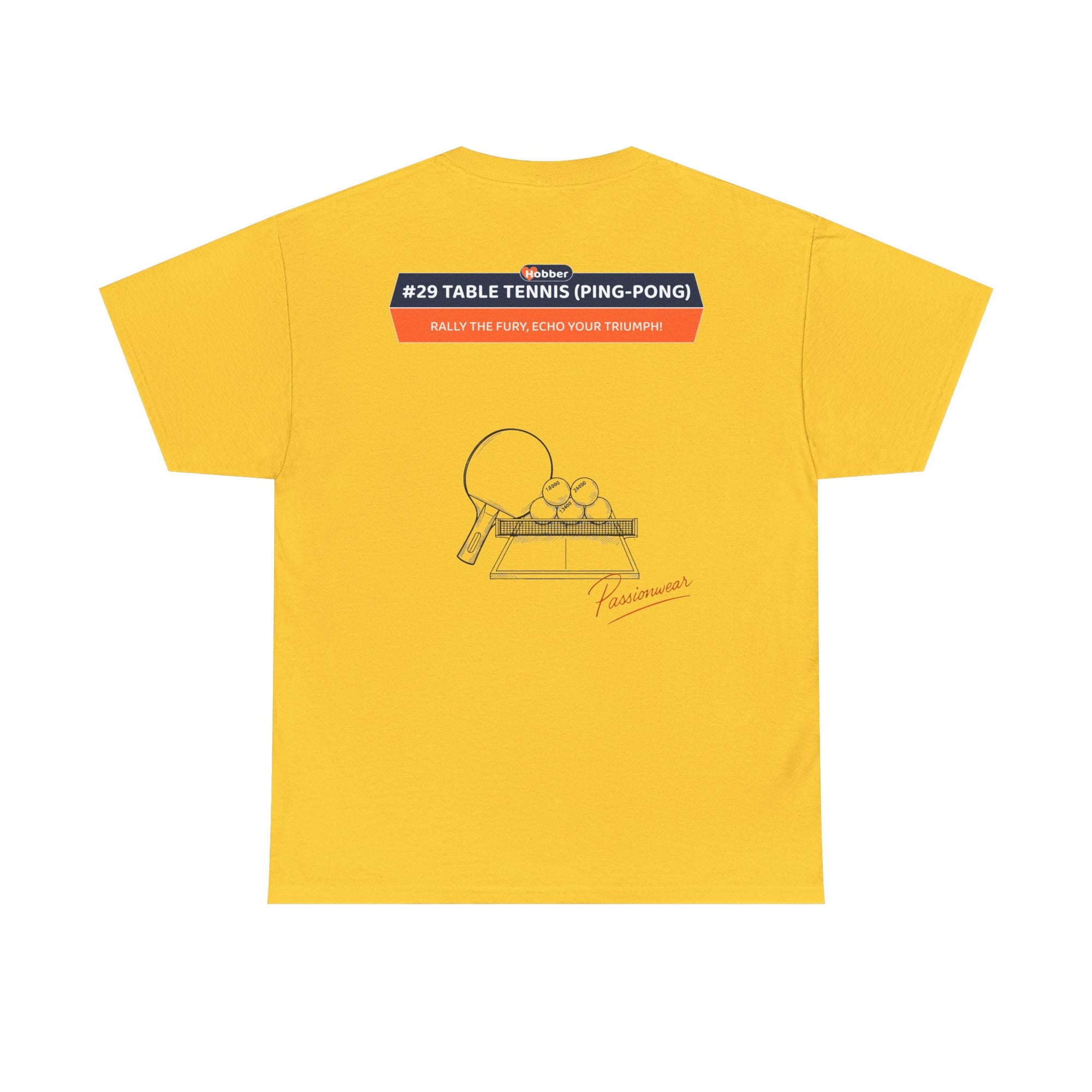 Hobber Unisex Sports & Adventure T-Shirt, #29 Table tennis (Ping-pong)