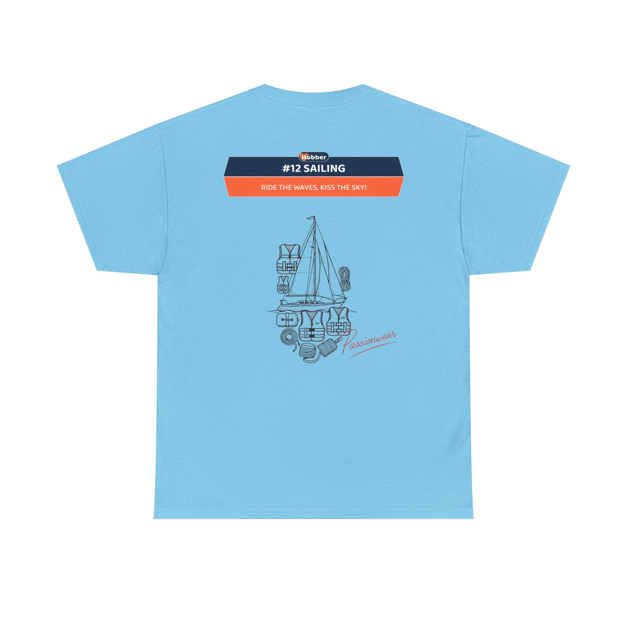 Hobber Unisex Sports & Adventure T-Shirt, #12 Sailing