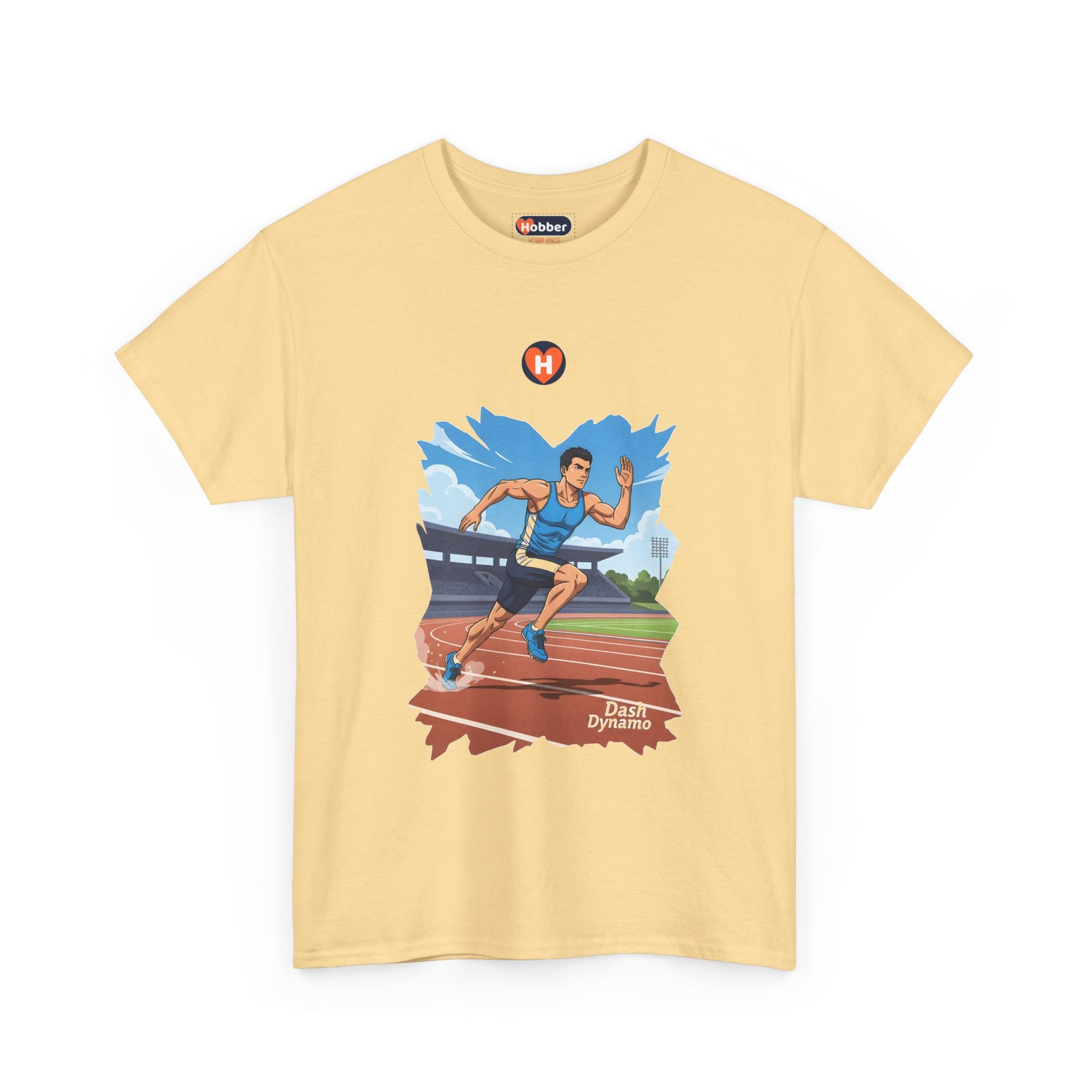 Hobber Mens Sports & Adventure T-Shirt, #38 Sprinting