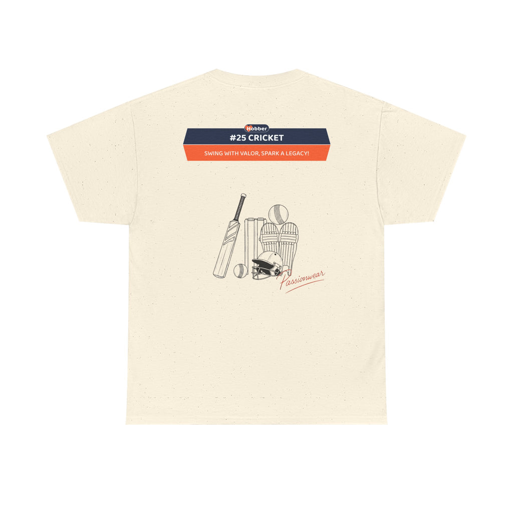 Hobber Mens Sports & Adventure T-Shirt, #25 Cricket