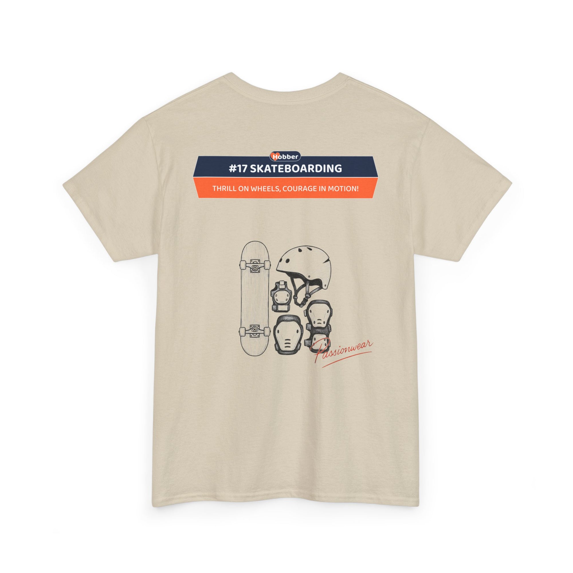 Hobber Mens Sports & Adventure T-Shirt, #17 Skateboarding