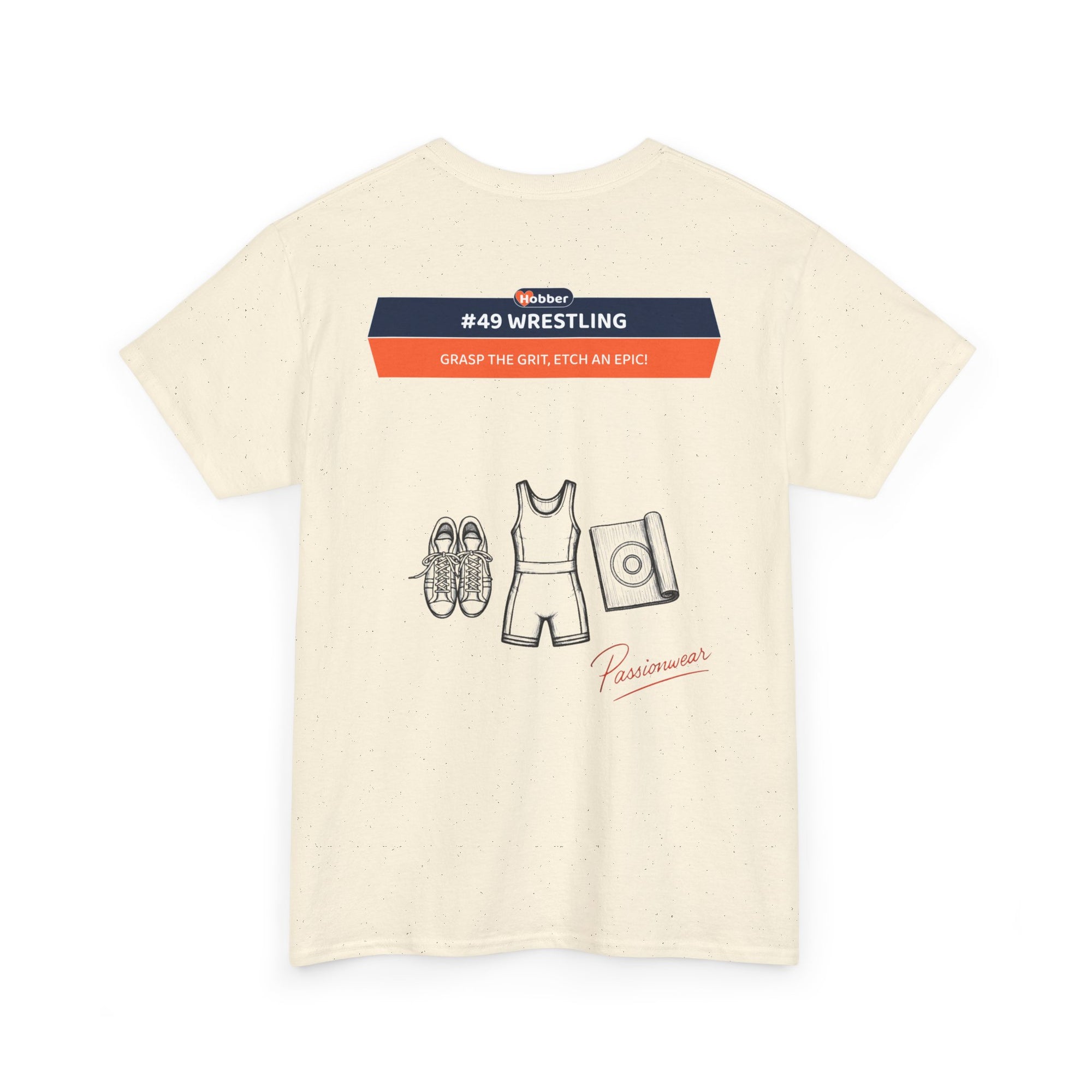 Hobber Mens Sports & Adventure T-Shirt, #49 Wrestling