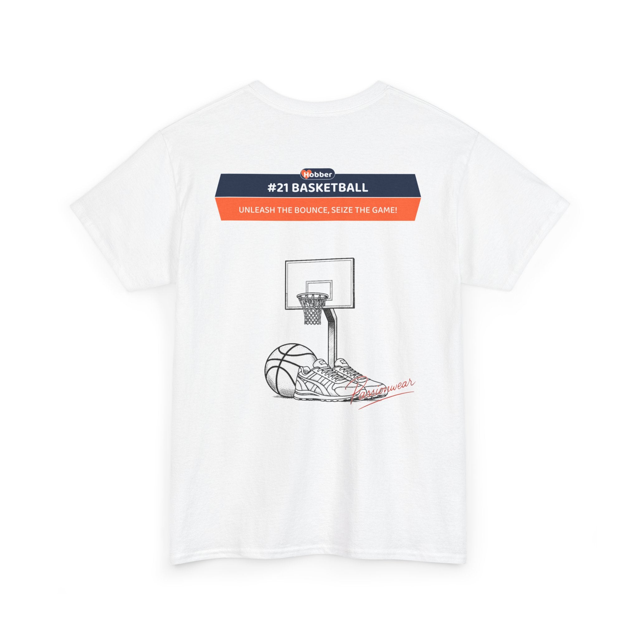 Hobber Mens Sports & Adventure T-Shirt, #21 Basketball