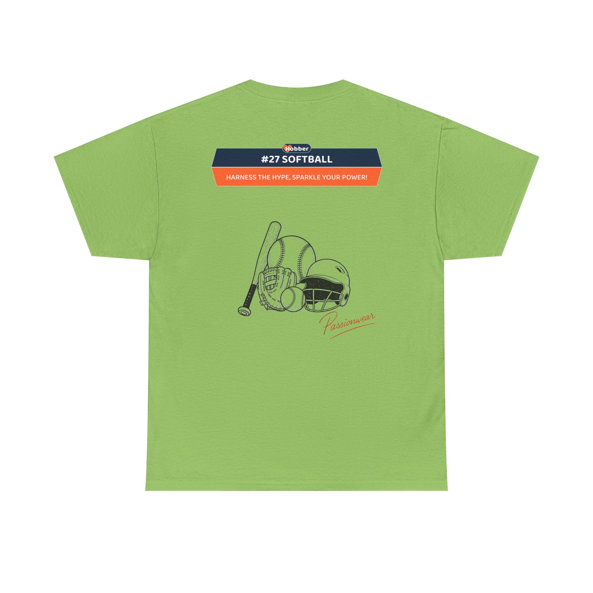 Hobber Unisex Sports & Adventure T-Shirt, #27 Softball