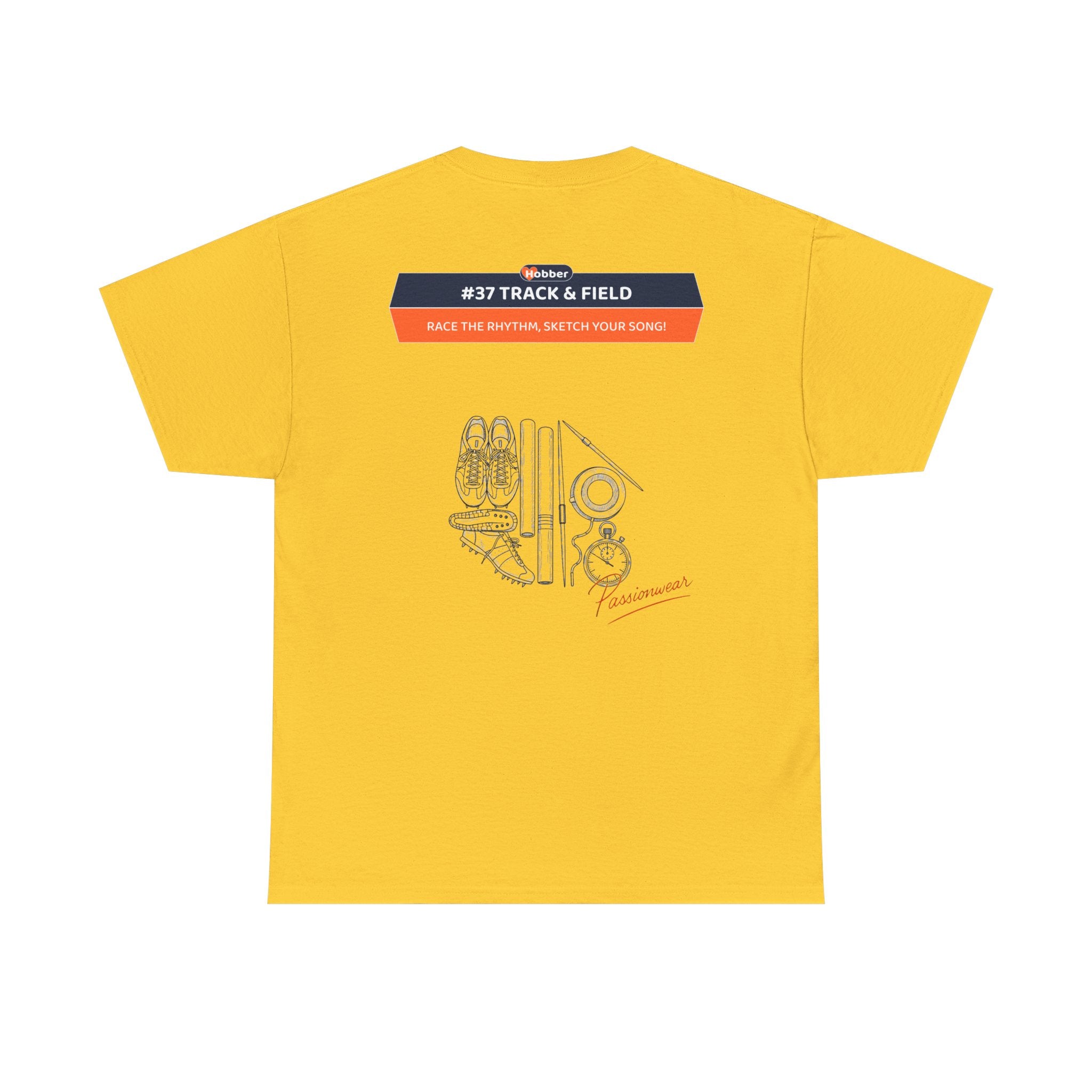 Hobber Mens Sports & Adventure T-Shirt, #37 Track & field