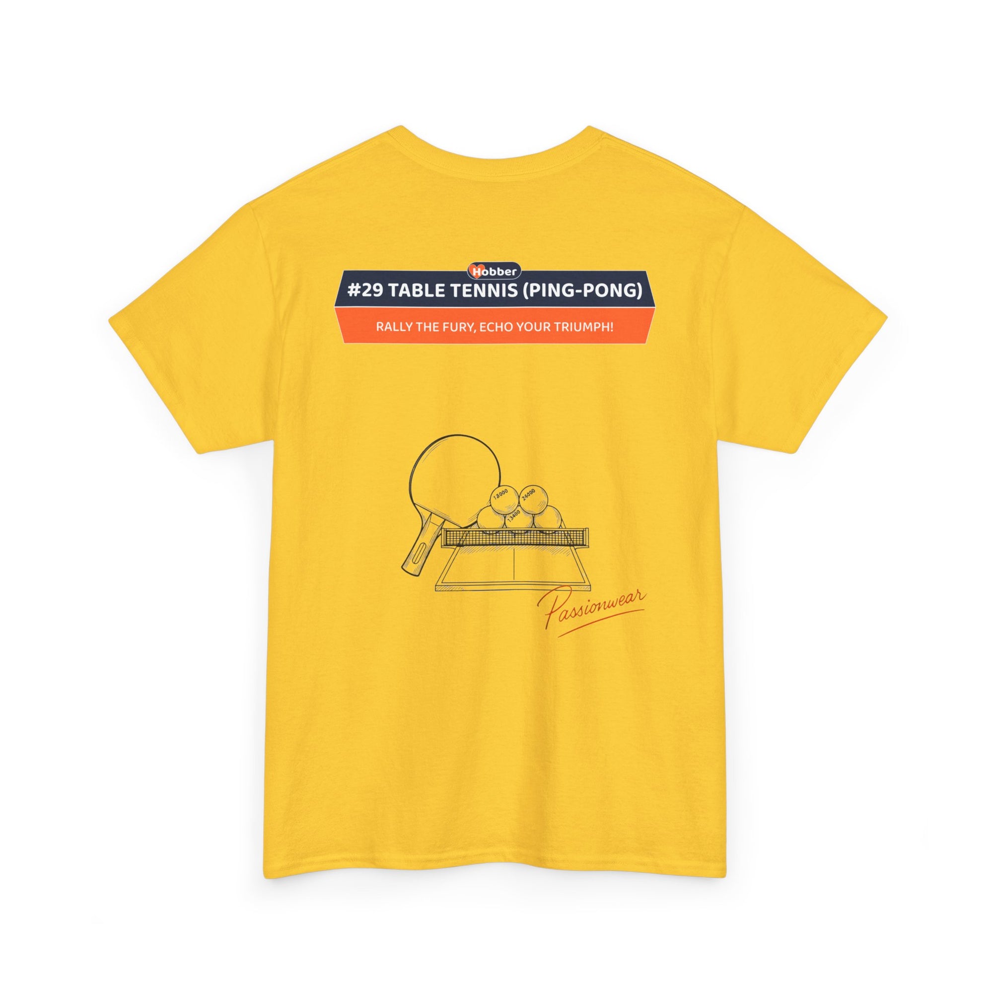 Hobber Unisex Sports & Adventure T-Shirt, #29 Table tennis (Ping-pong)