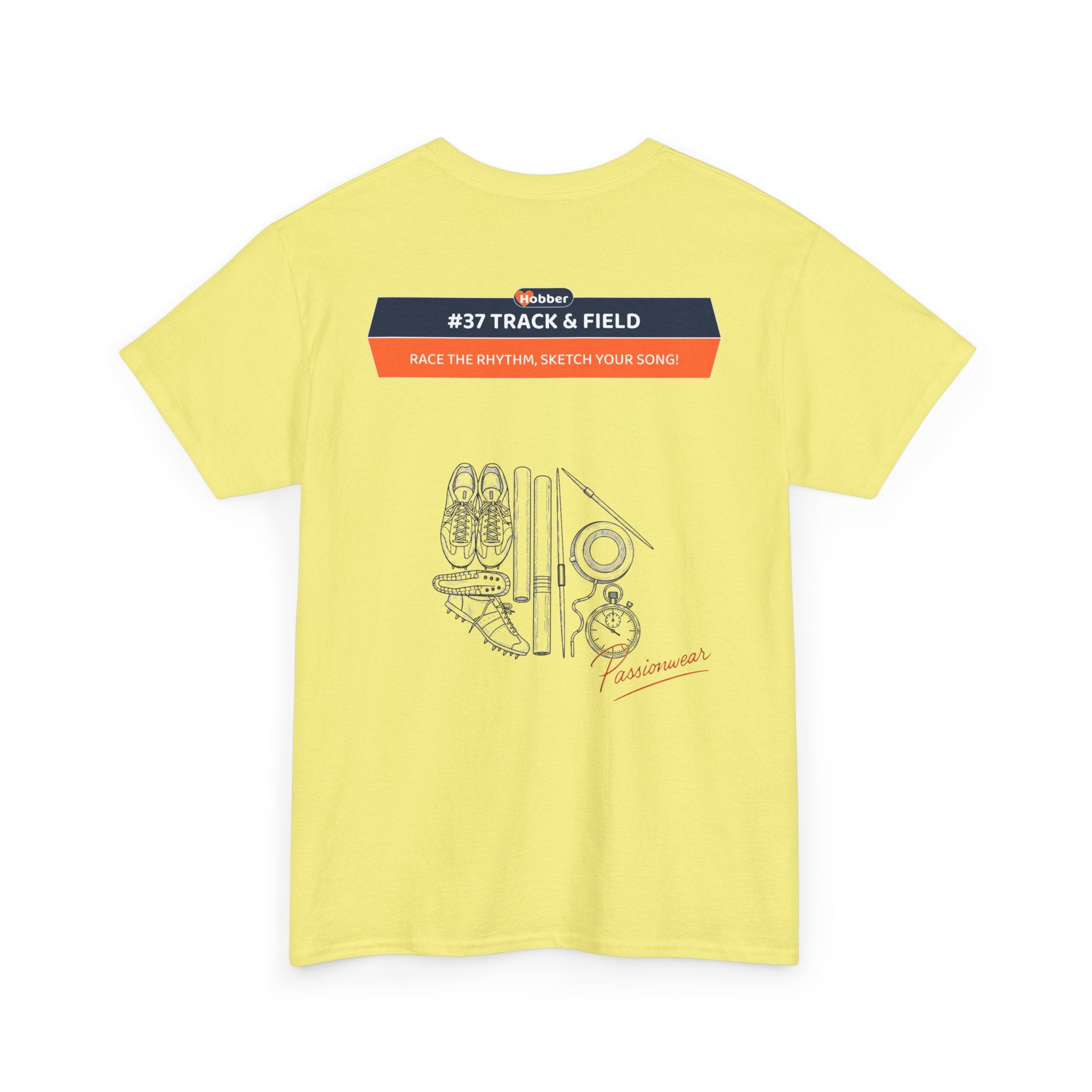 Hobber Mens Sports & Adventure T-Shirt, #37 Track & field