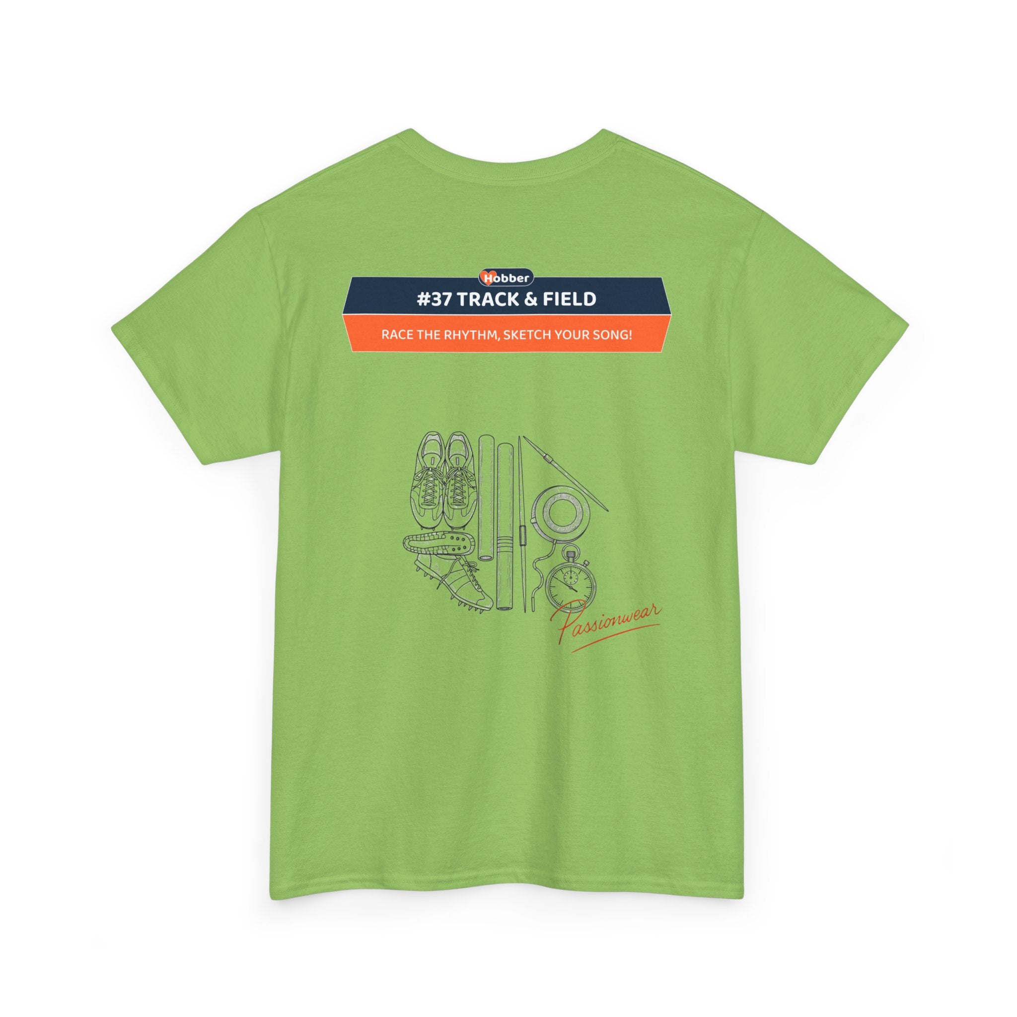 Hobber Mens Sports & Adventure T-Shirt, #37 Track & field