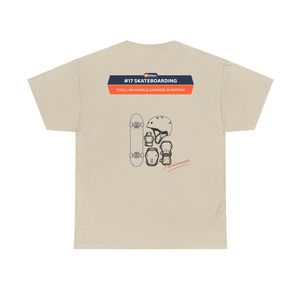 Hobber Mens Sports & Adventure T-Shirt, #17 Skateboarding