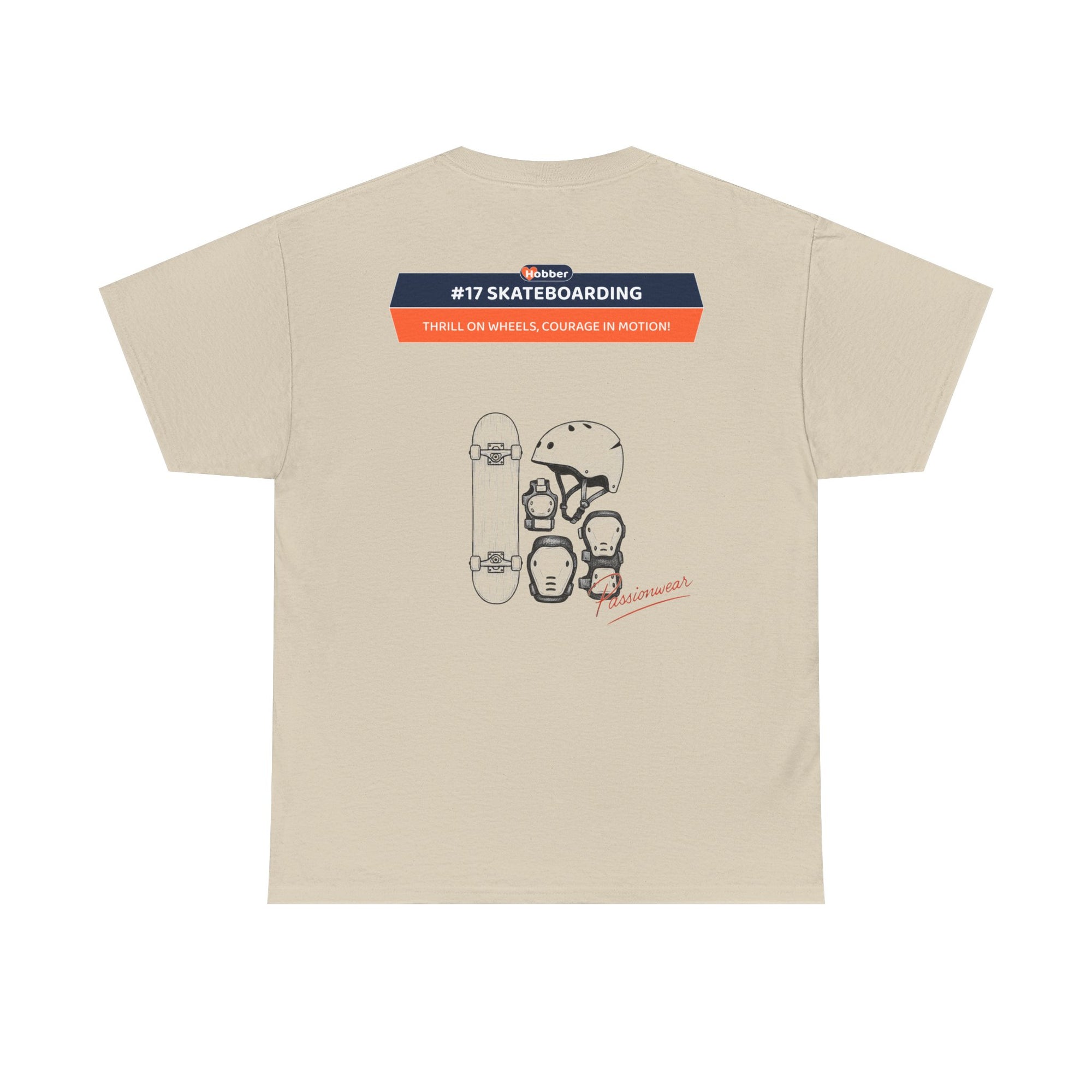 Hobber Mens Sports & Adventure T-Shirt, #17 Skateboarding