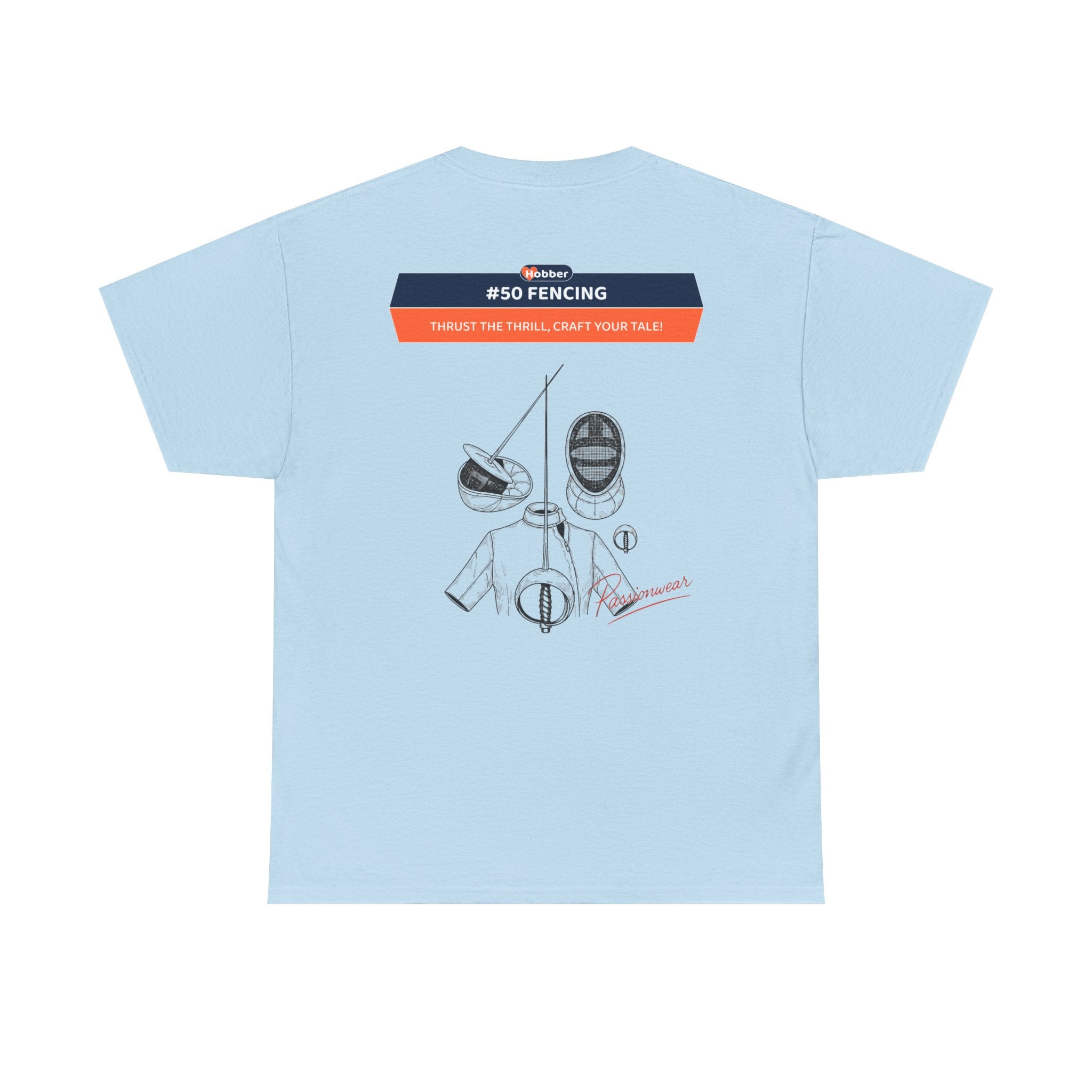 Hobber Mens Sports & Adventure T-Shirt, #50 Fencing