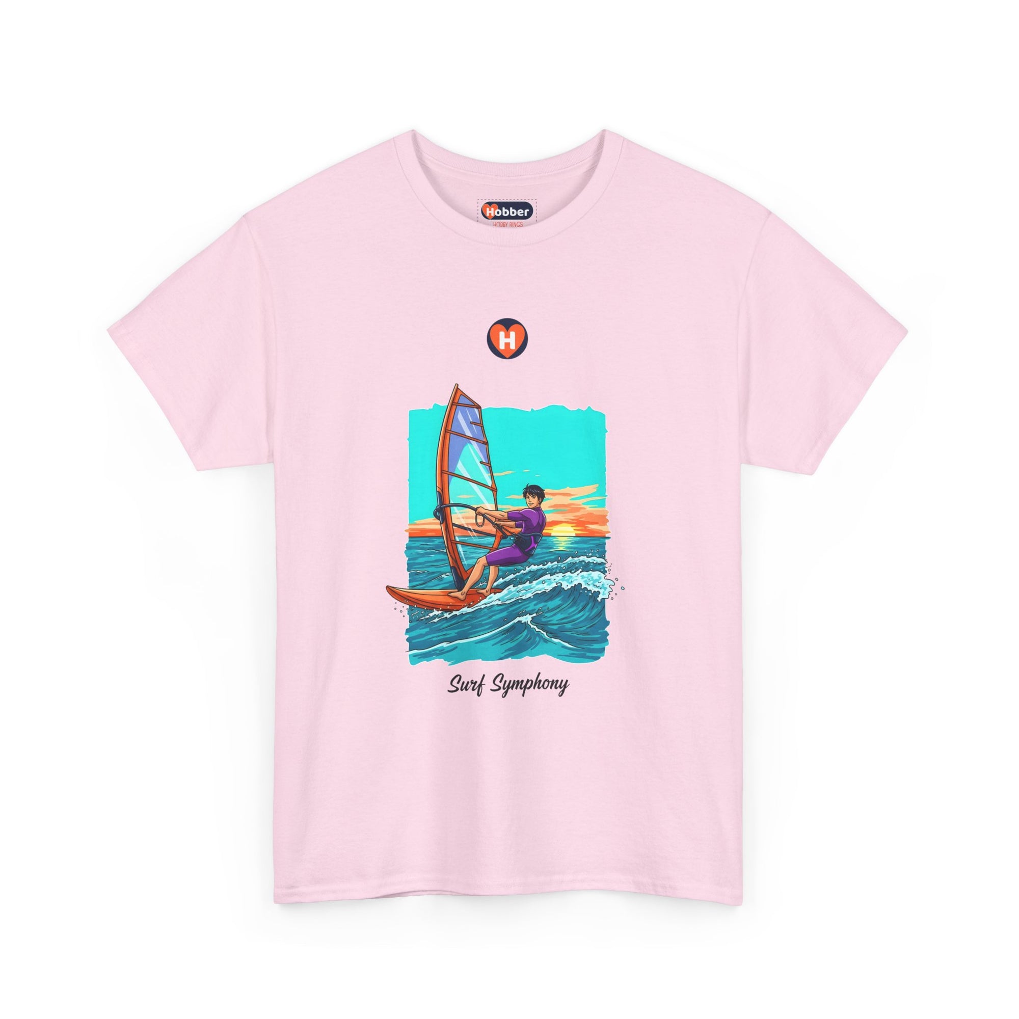 Hobber Mens Sports & Adventure T-Shirt, #13 Windsurfing