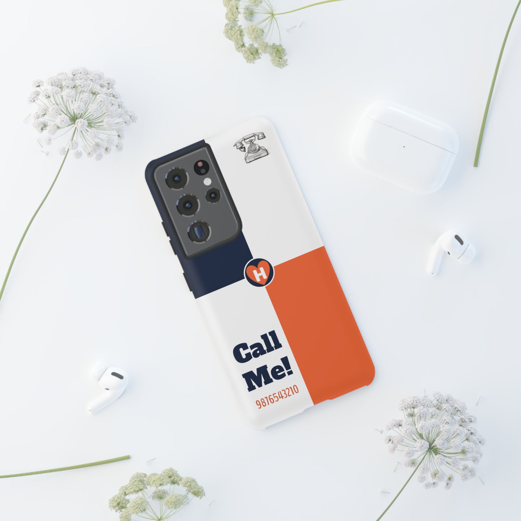 Hobber CallMe: Stylish Phone Case for Tough Protection, Customizable Cover, Durable Design